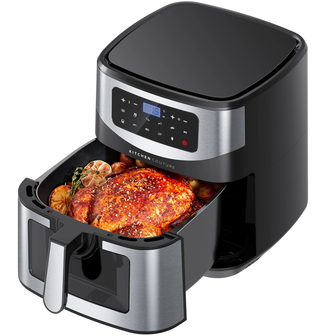 2 Kitchen Couture 12 Litre  View Digital Air Fryer Large Capacity - Silver, 2 of 4
