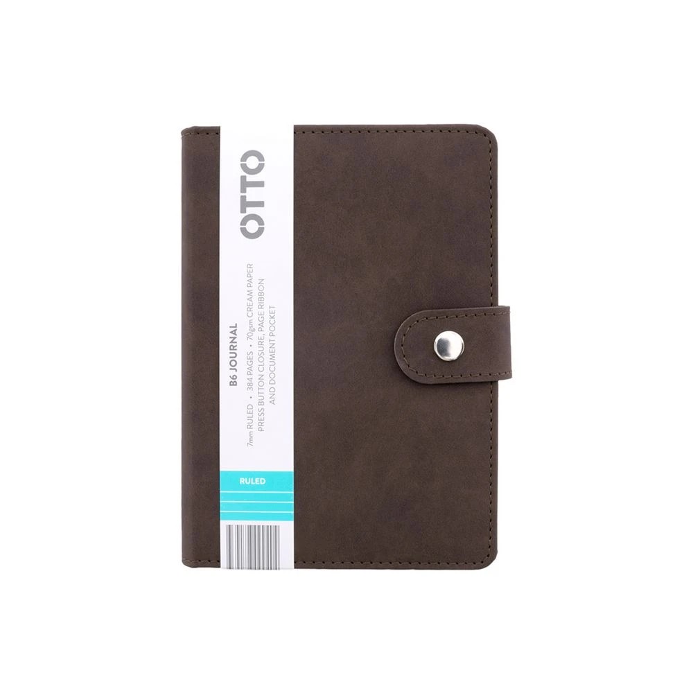 1 Otto B6 PU Journal 384 Pages Vintage Brown, 1 of 5