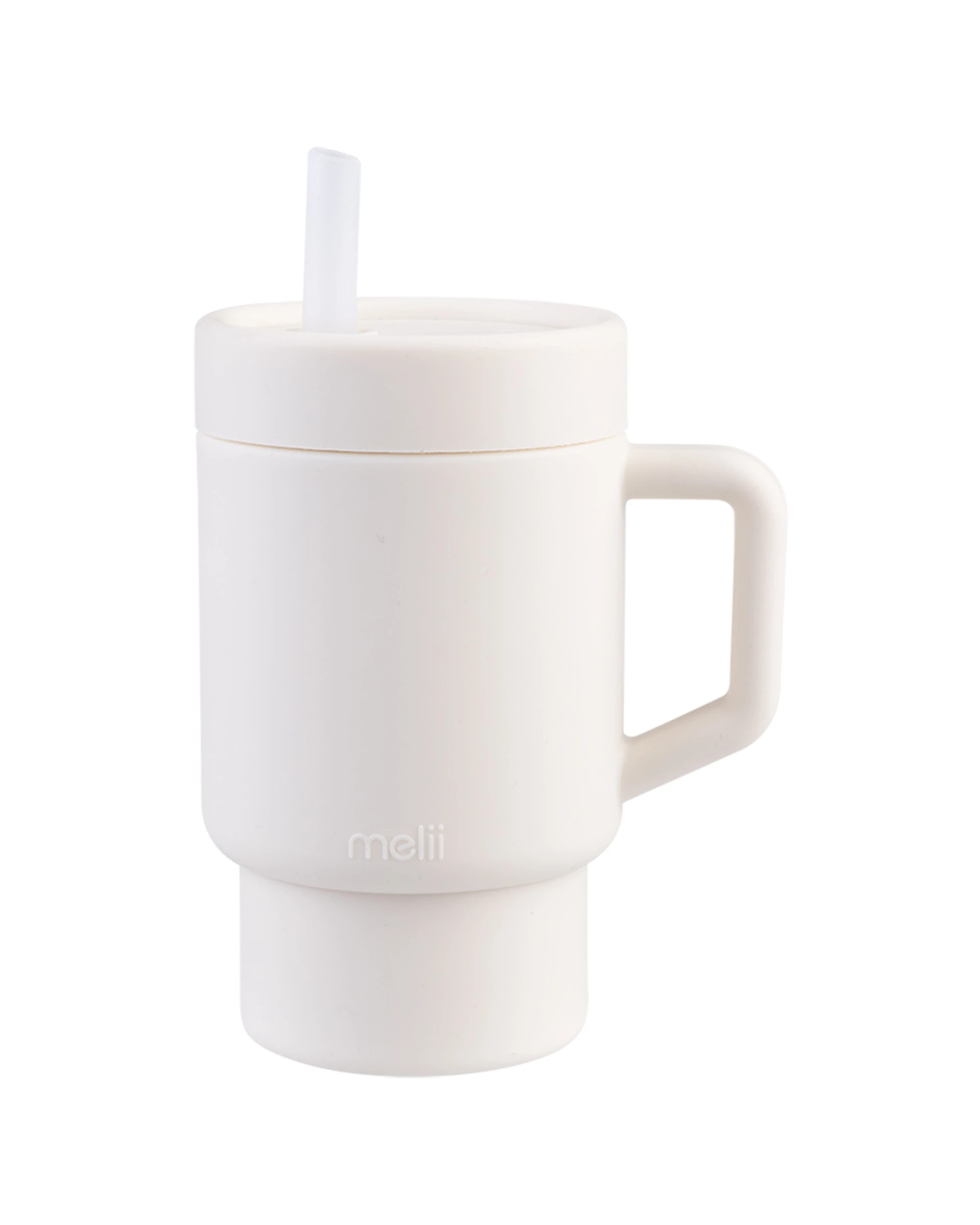 1 Melii Luxe Silicone Tumbler With Straw 290ml Durable Flexible Ergonomic Handle, 1 of 1