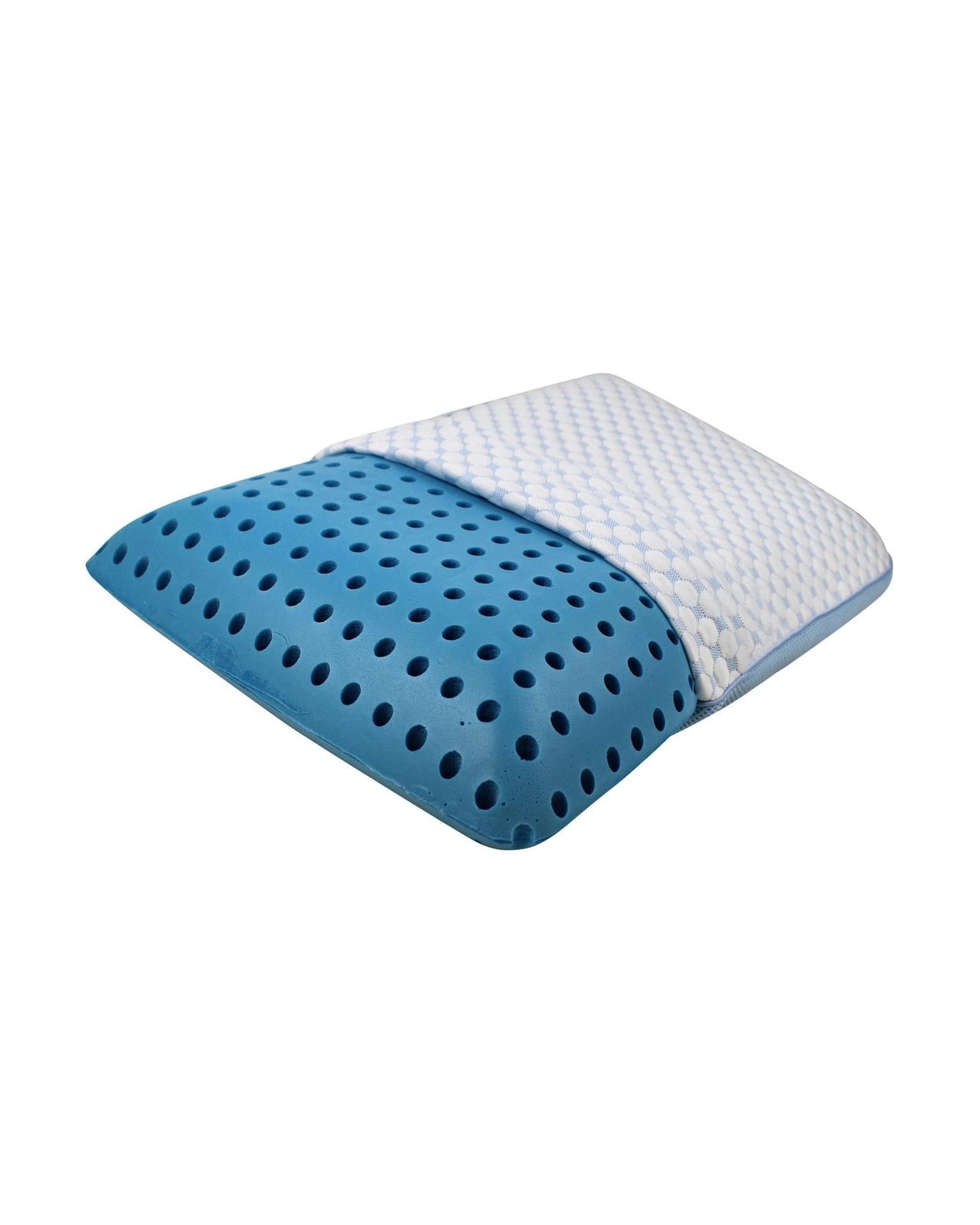 1 Odyssey Living Air Flex Memory Foam Pillow, 60 x 40 x 13 cm, White - White, 1 of 4