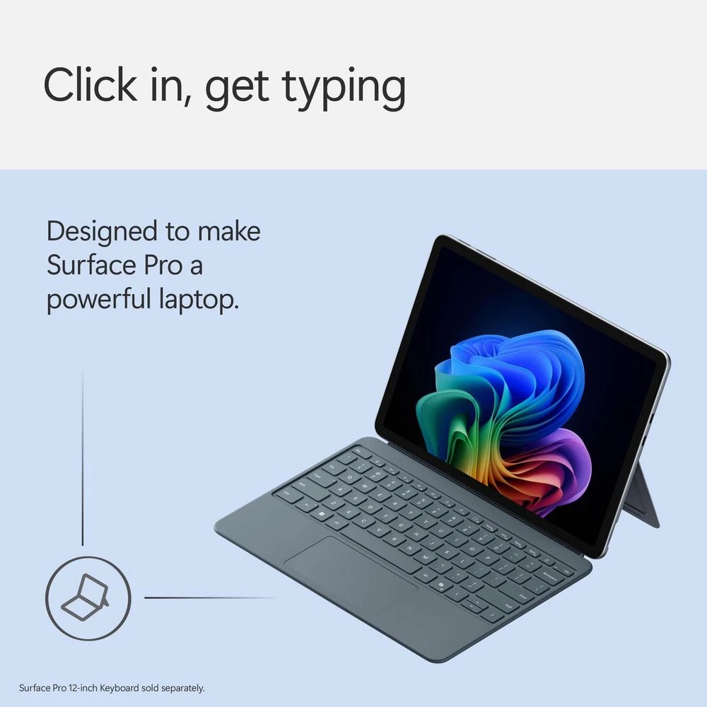 2 Microsoft Surface Pro 12-inch Keyboard Ocean, 2 of 9