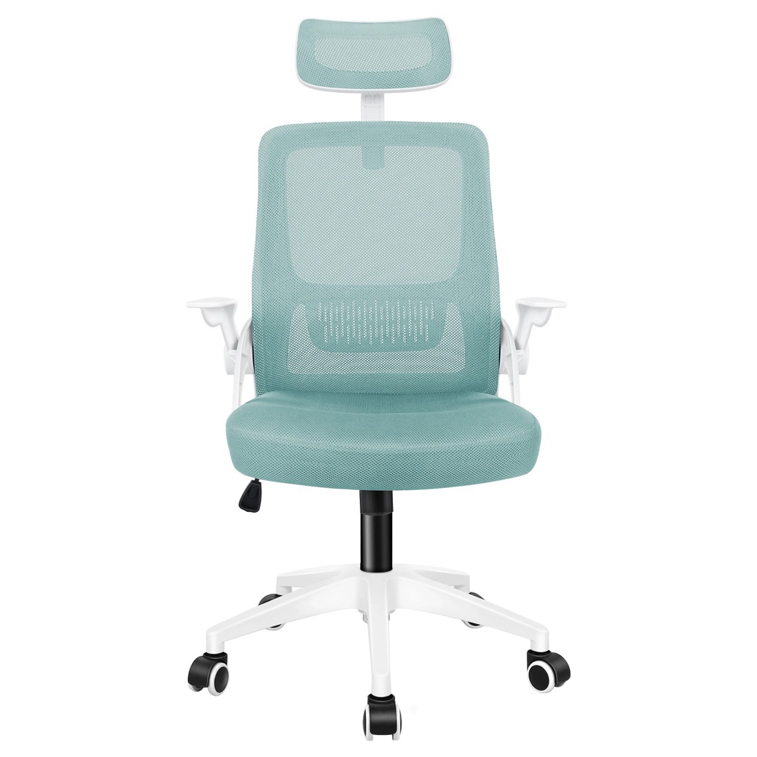 3 Alfordson Mesh Office Chair Executive Computer Seat Fabric Tilt Gaming Racing - Cyan, 3 of 10