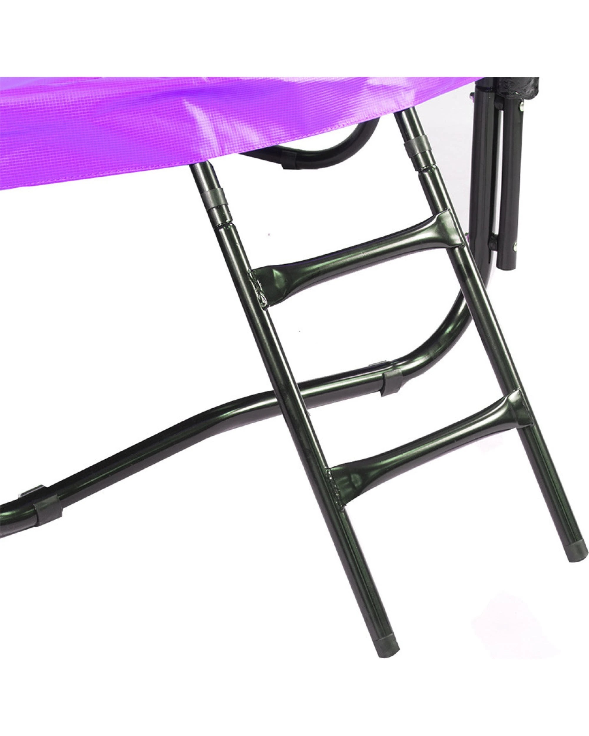 7 Kahuna Twister 8ft Springless Trampoline with Basketball Set - Purple, 7 of 9