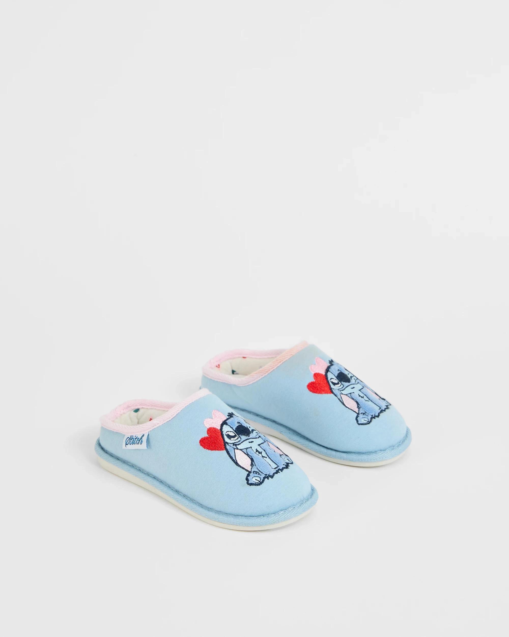 3 Target Disney Stitch Slipper Scuff BLUE, 3 of 3