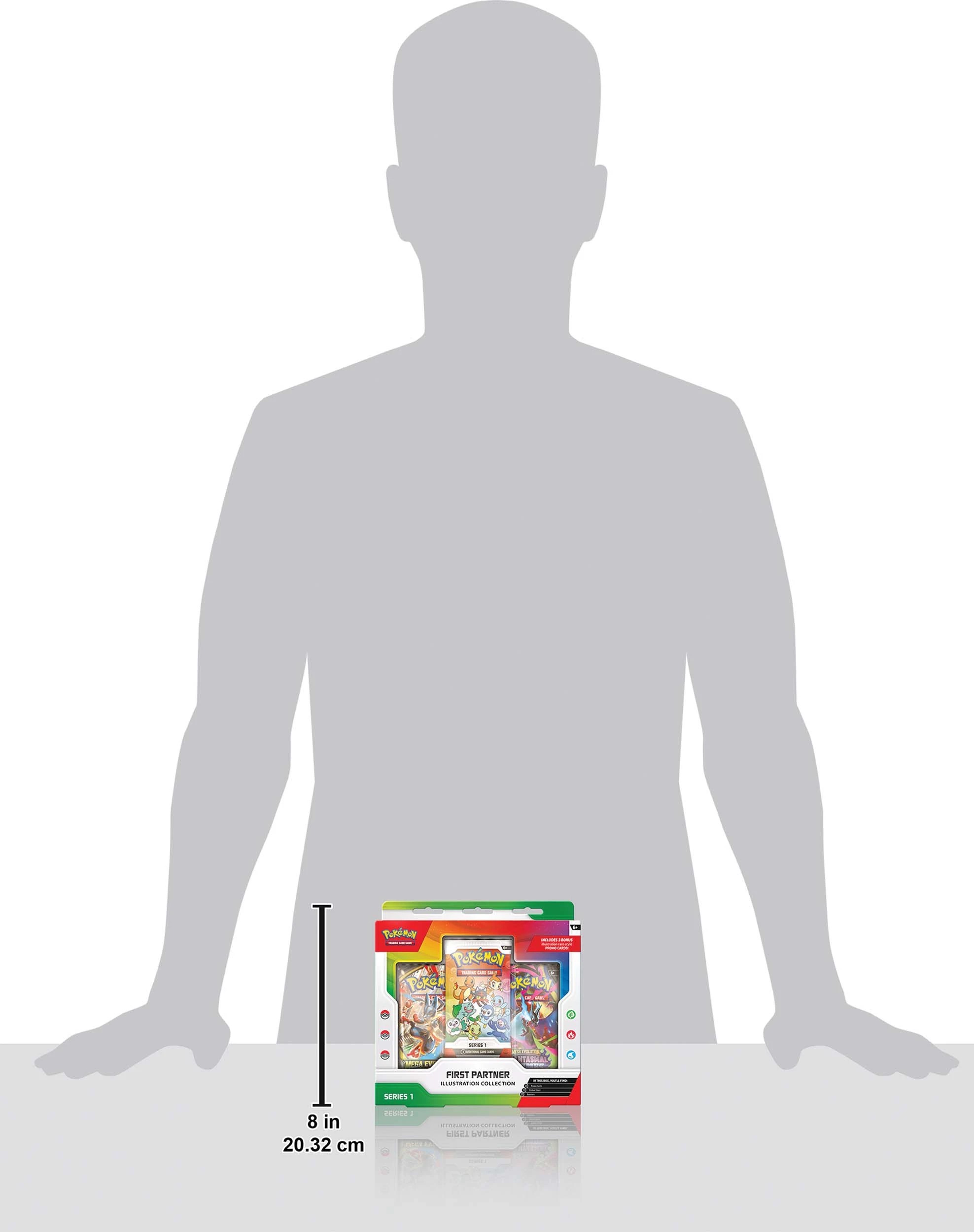 6 Pokemon Trading Card Game: First Partner Illustration Collection - Series 1, 6 of 6