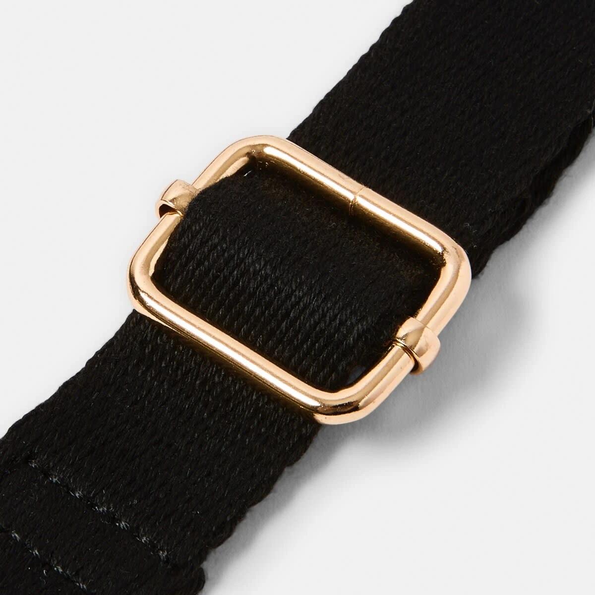 4 Sim Fabric Strap Phone Wallet BLACK, 4 of 4