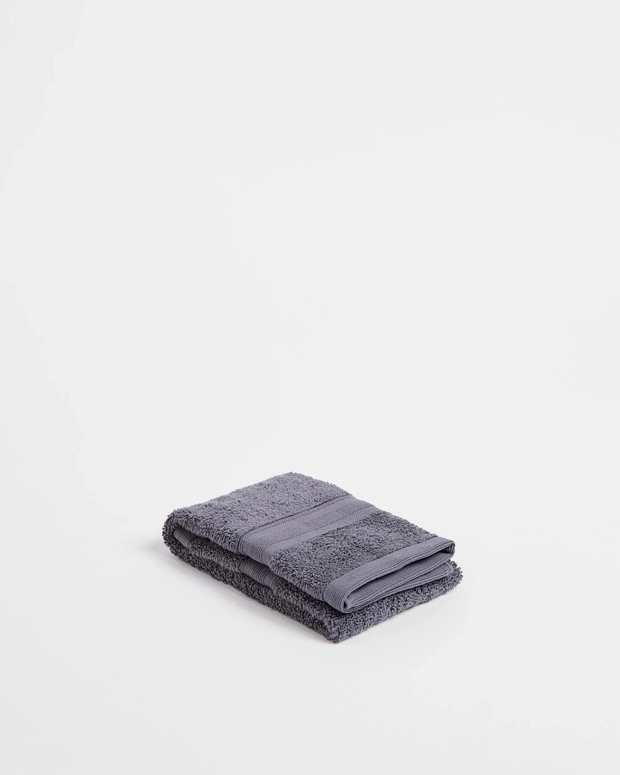 1 Grandeur Australian Cotton Hand Towel - Grey, 1 of 2