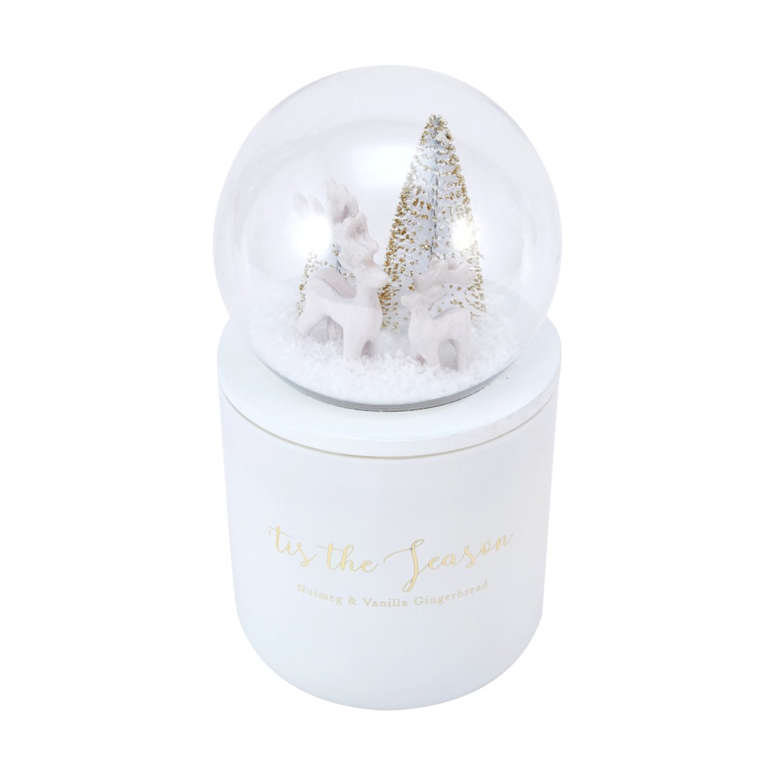 2 Christmas 'Tis the Season Globe Candle, 2 of 6