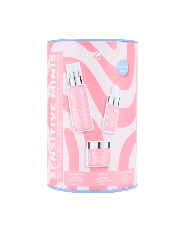 OXX Skincare AM/PM Sensitive Minis - Aloe Vera and Colloidal Oat