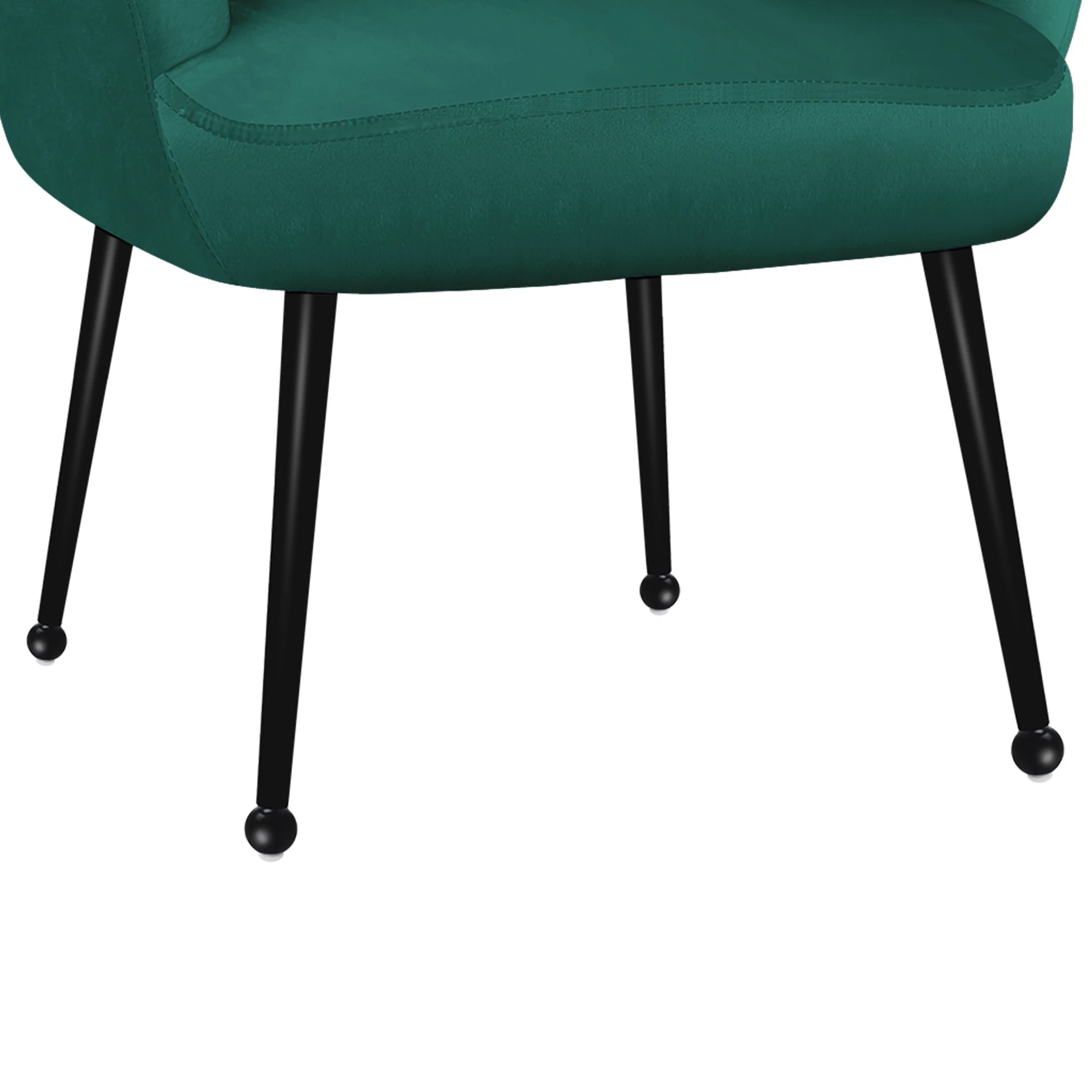 8 Alfordson Armchair Lounge Chair Accent Tub Chair Sofa Couch Velvet - Green, 8 of 9