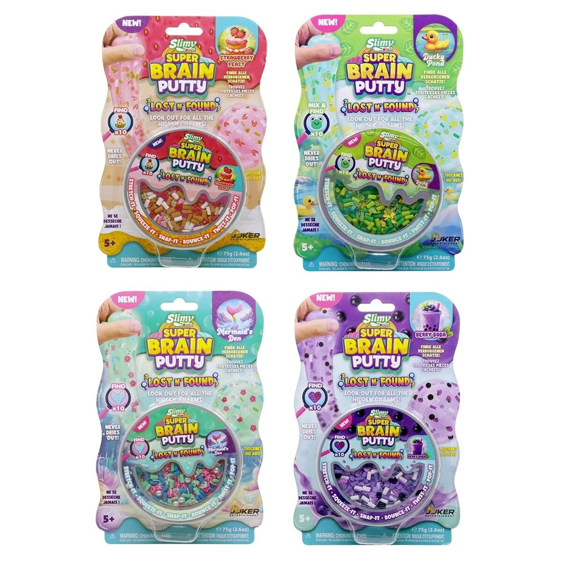 1 Joker Entertainment Slimy Super Brain Putty - Assorted, 1 of 5