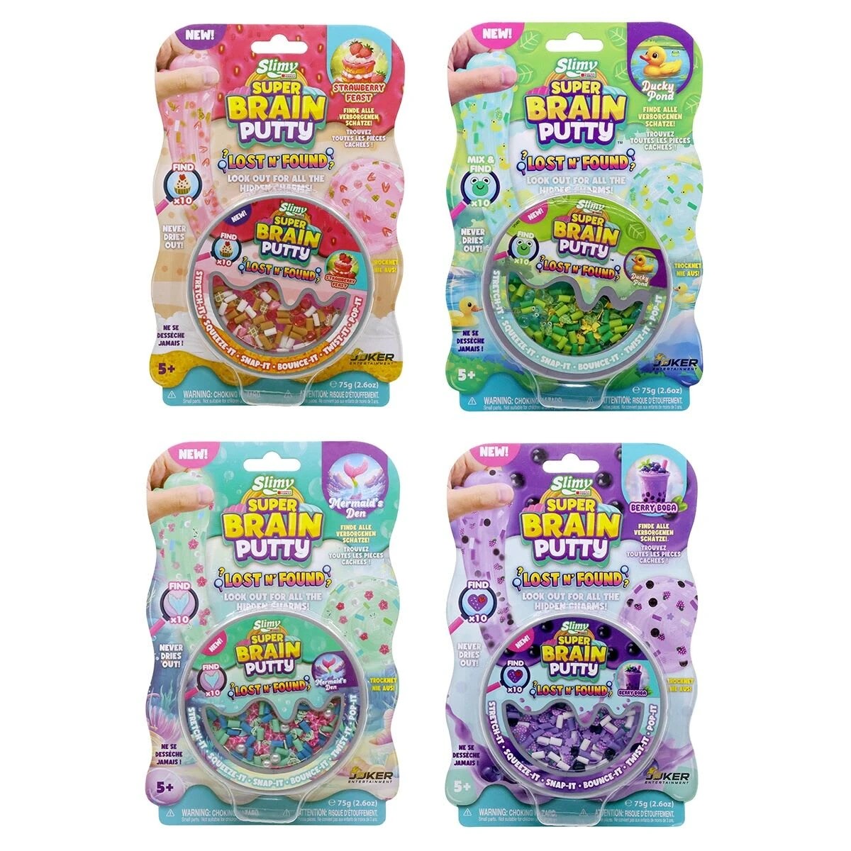 1 Joker Entertainment Slimy Super Brain Putty - Assorted, 1 of 5