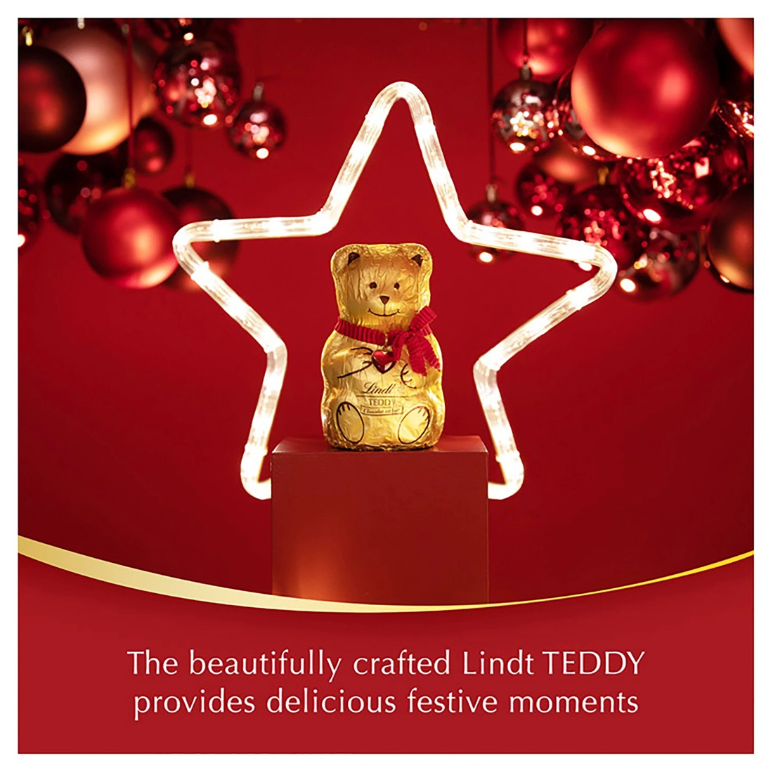 6 Lindt Teddy Advent Calendar Assorted Chocolates 170g, 6 of 8