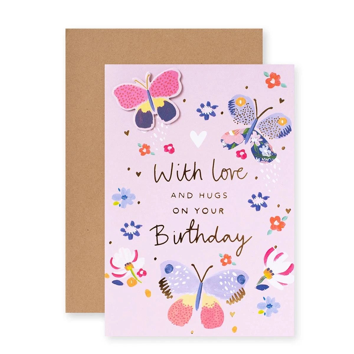 1 Connections from Hallmark Birthday Card - Classic Butterflies, 1 of 3