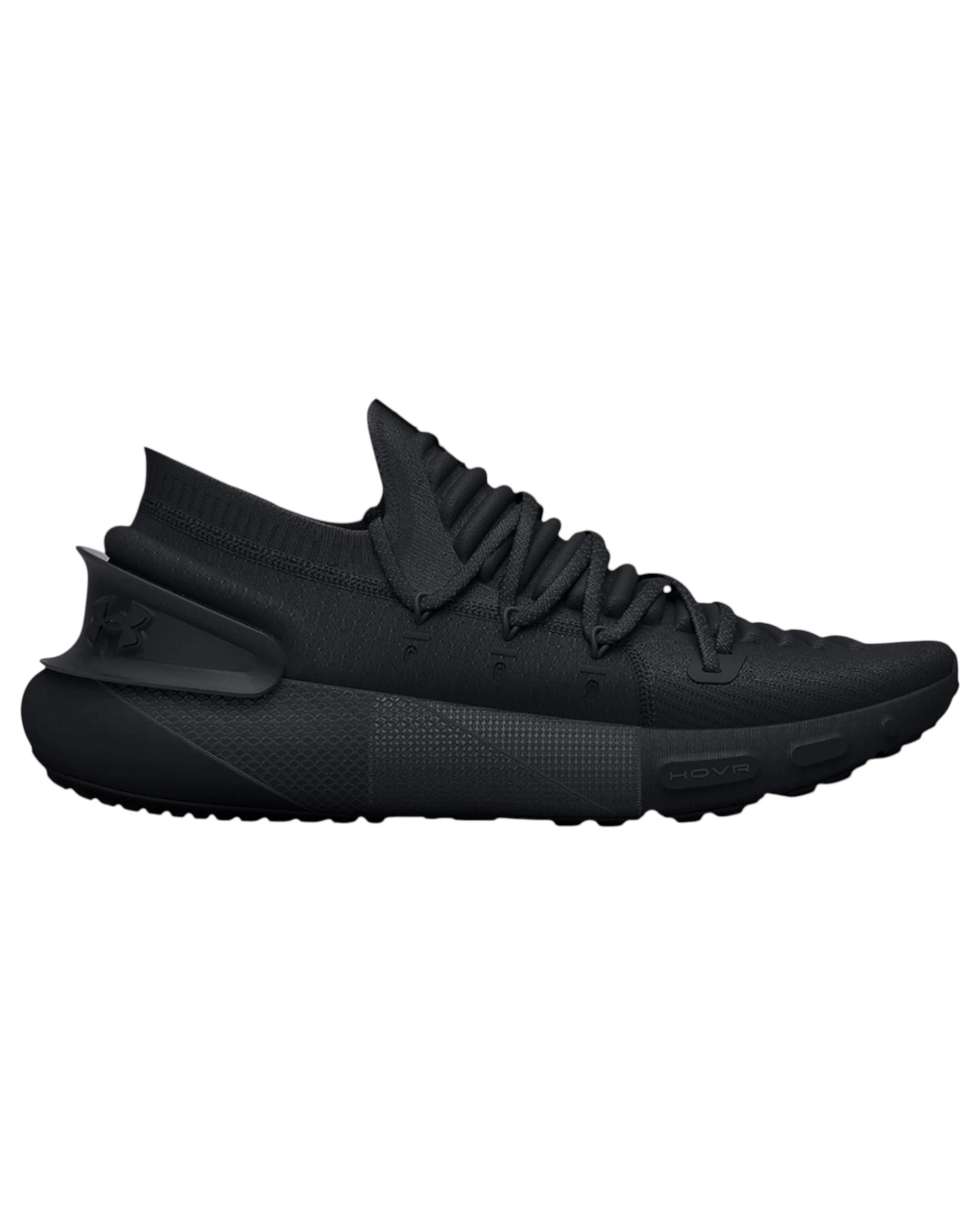 1 Under Armour Womens HOVR Phantom 3 Triple Black Athletic Shoes BLACK, 1 of 5
