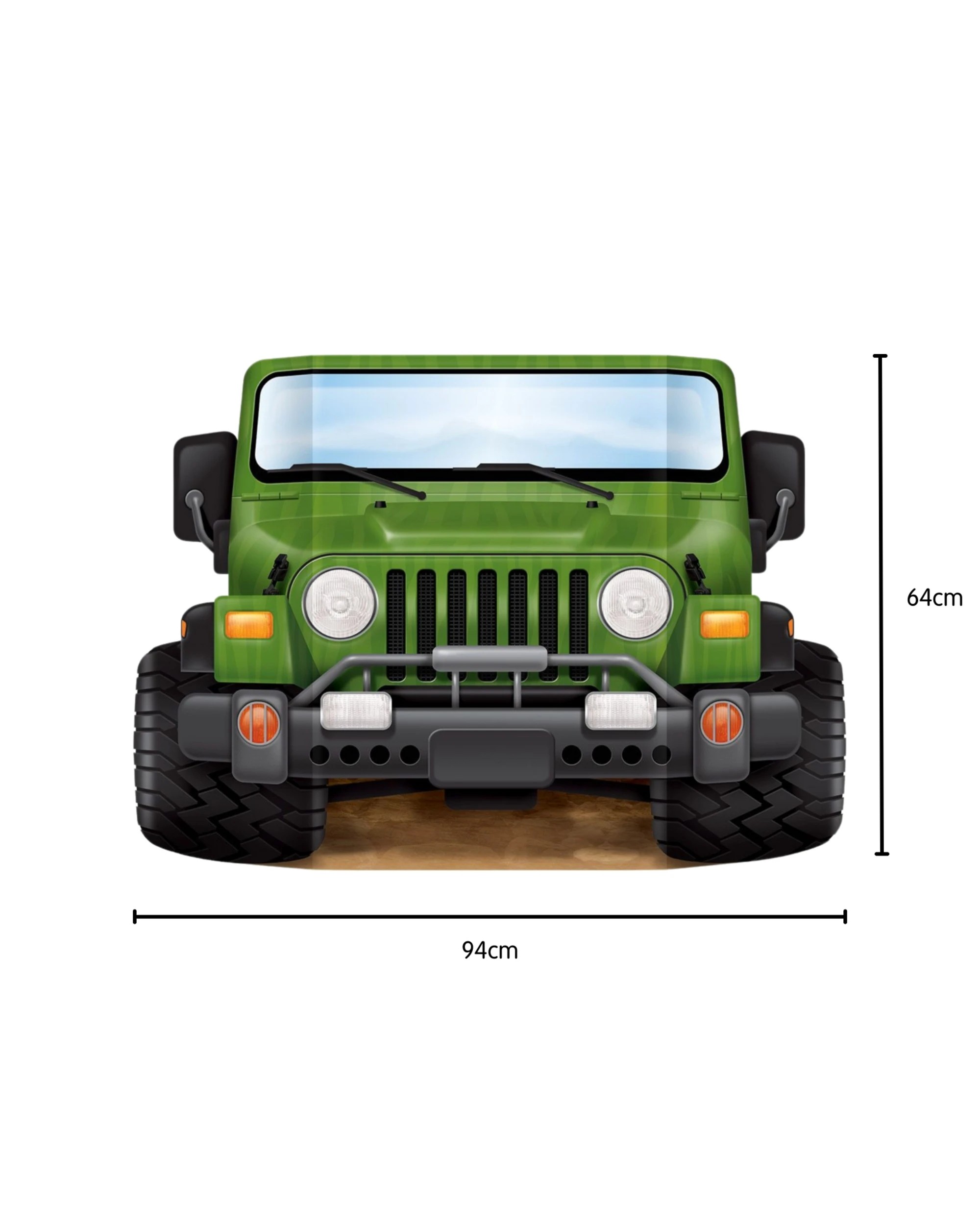 3 Beistle Jungle Safari Jeep Party Photo Prop, 3 of 3