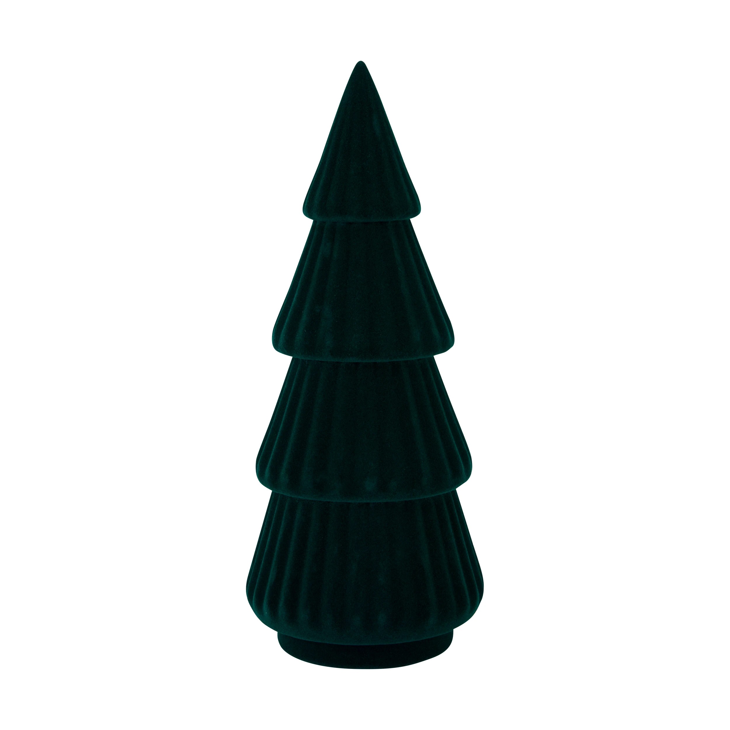 4 Metallic/Flocked/White Tabletop Tree - Assorted, 4 of 5