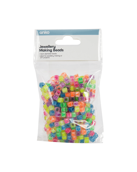 Jewellery Making Beads - Neon