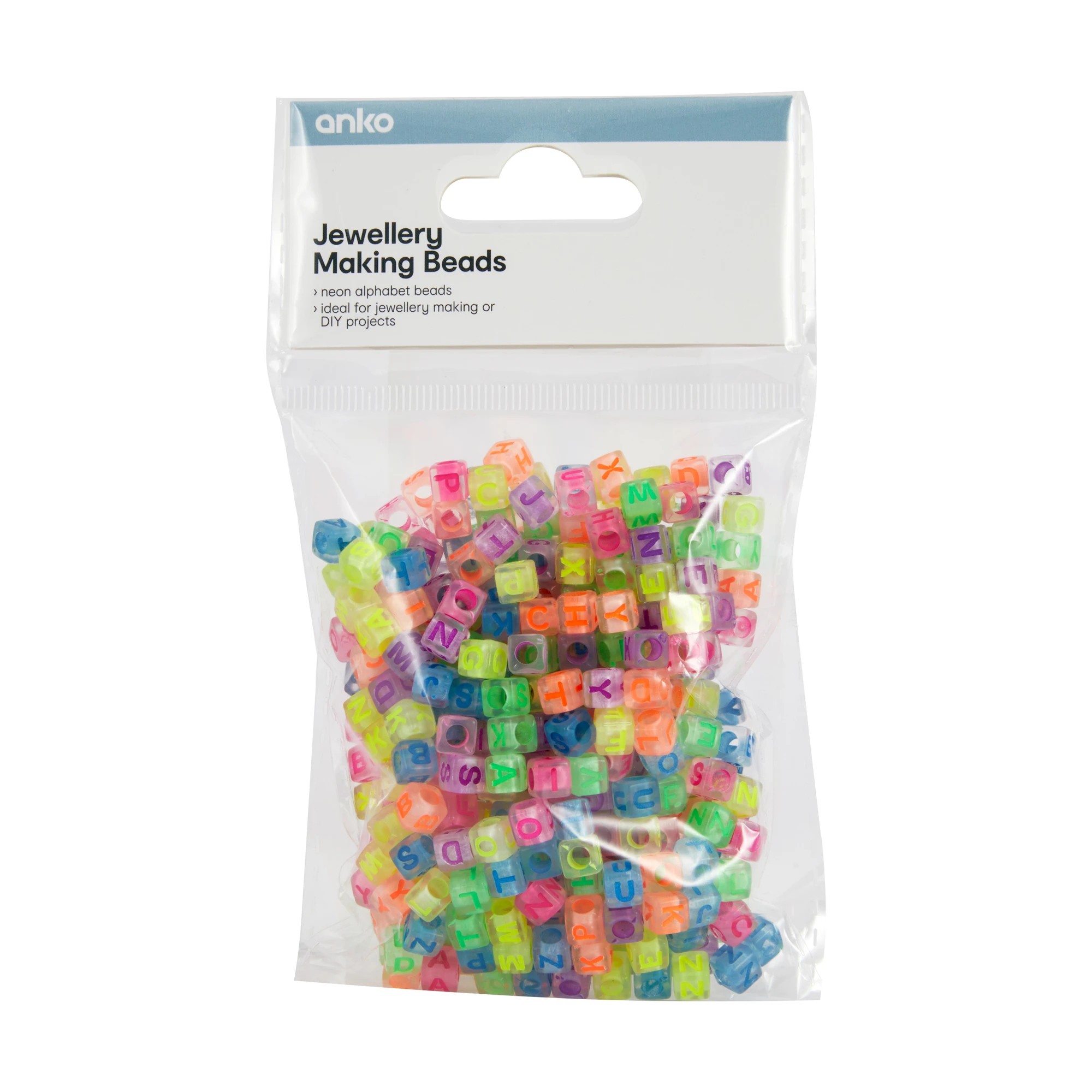 1 Jewellery Making Beads - Neon, 1 of 2