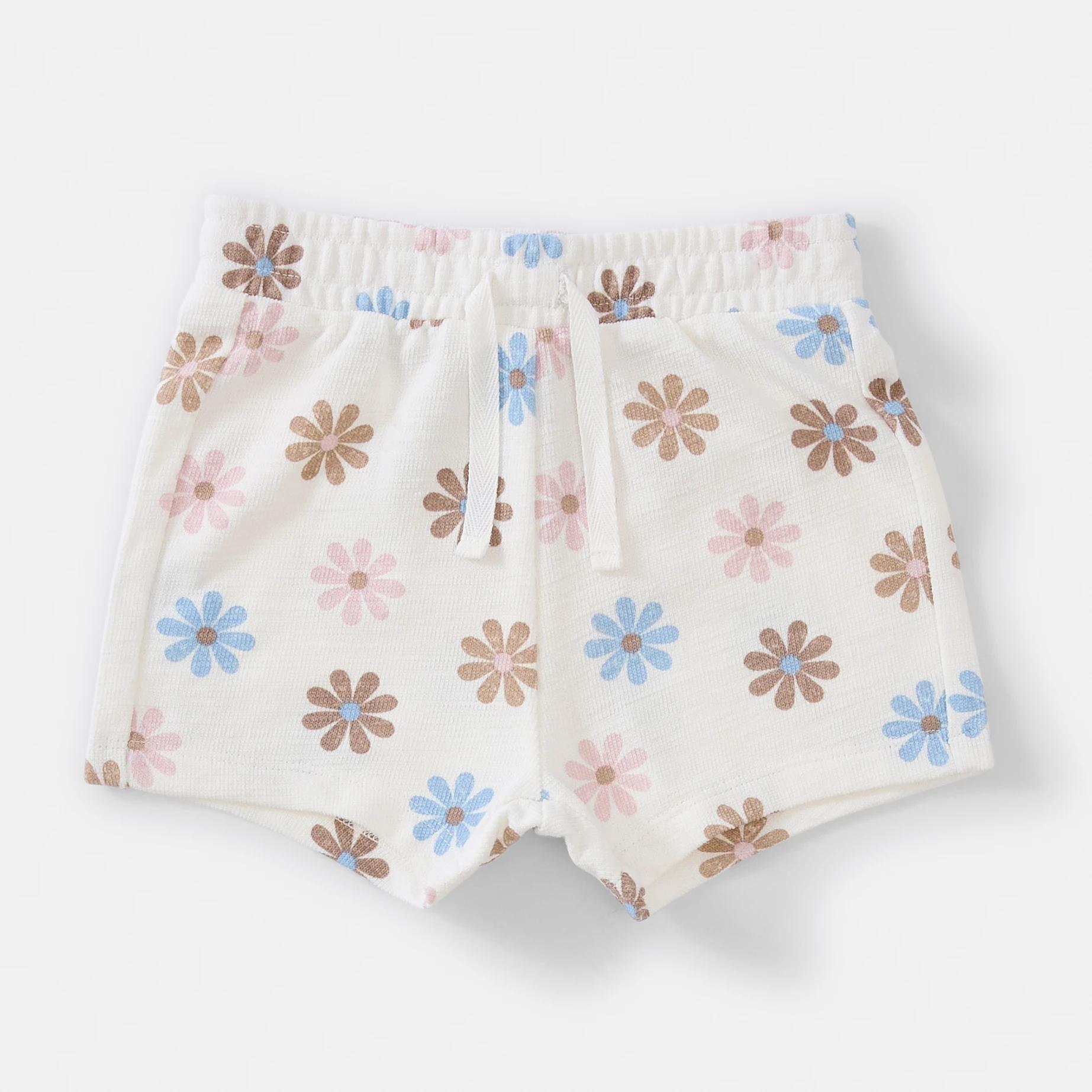 4 Australian Cotton Slub Set Wht Daisy, 4 of 6