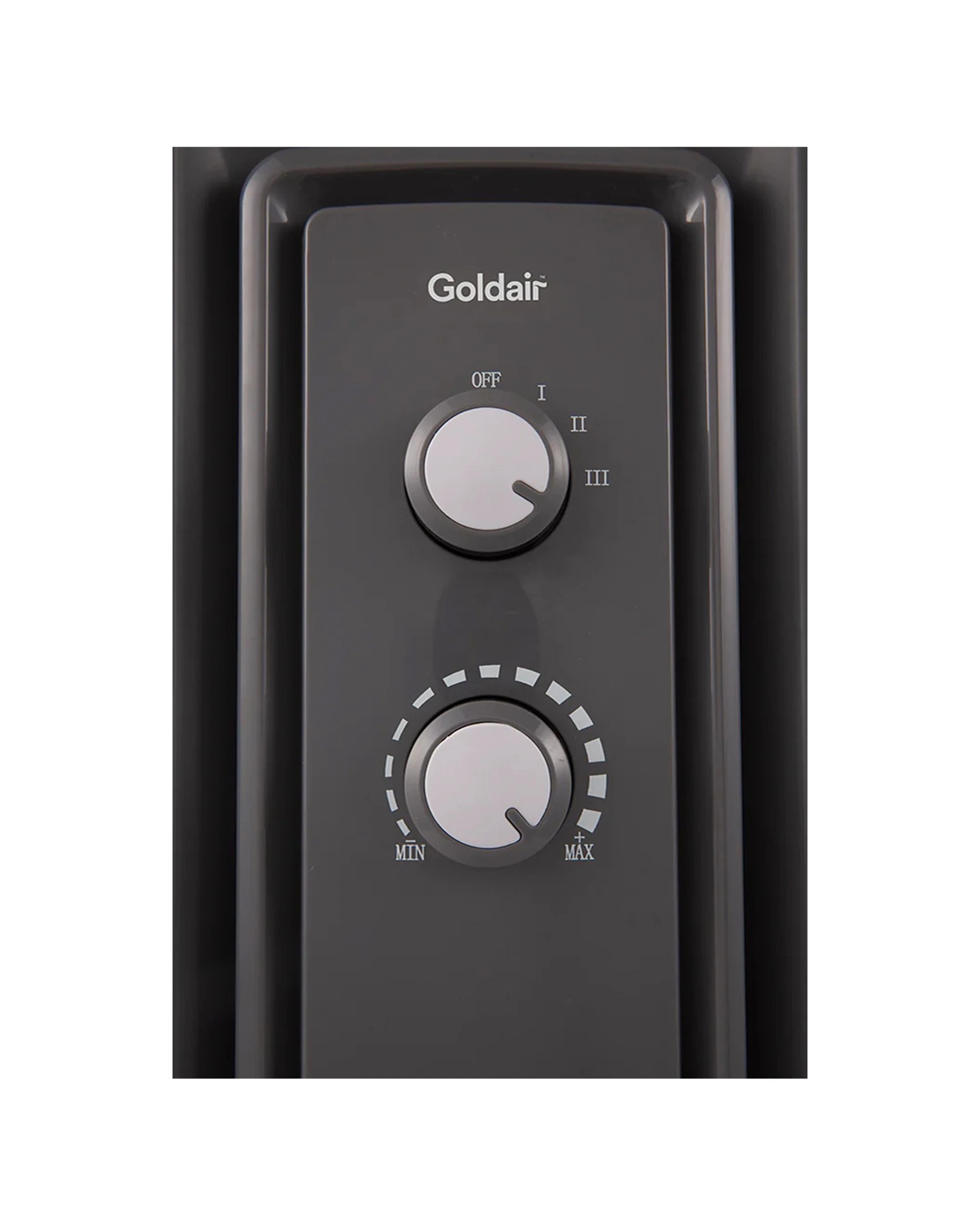 3 Goldair 65.5cm 2400w Radiant Heater W/ Thermostat Home Heating - Charcoal, 3 of 3