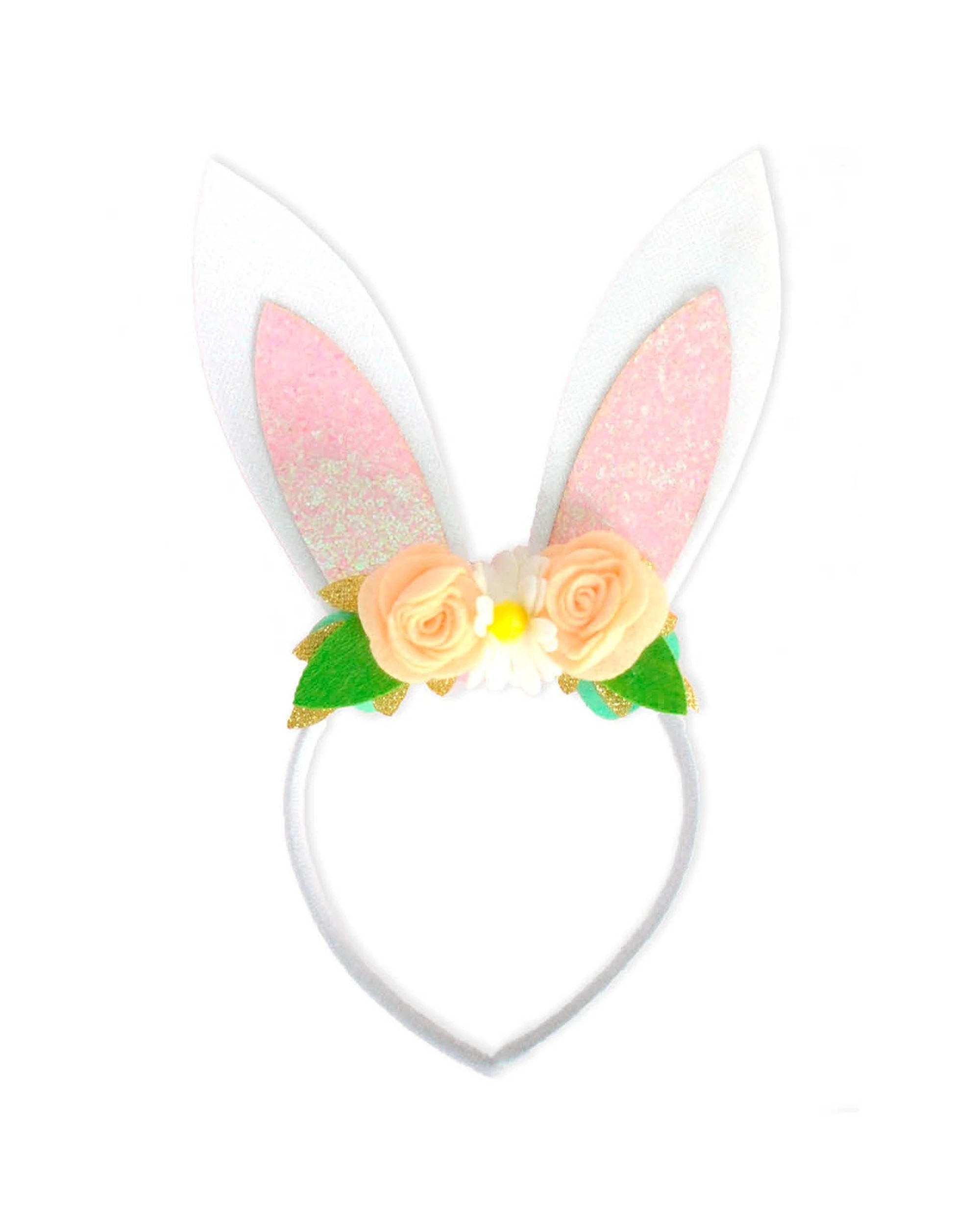 1 JD Party Deluxe Bunny With Flowers Headband Party Costume Accessories - Multi, 1 of 1