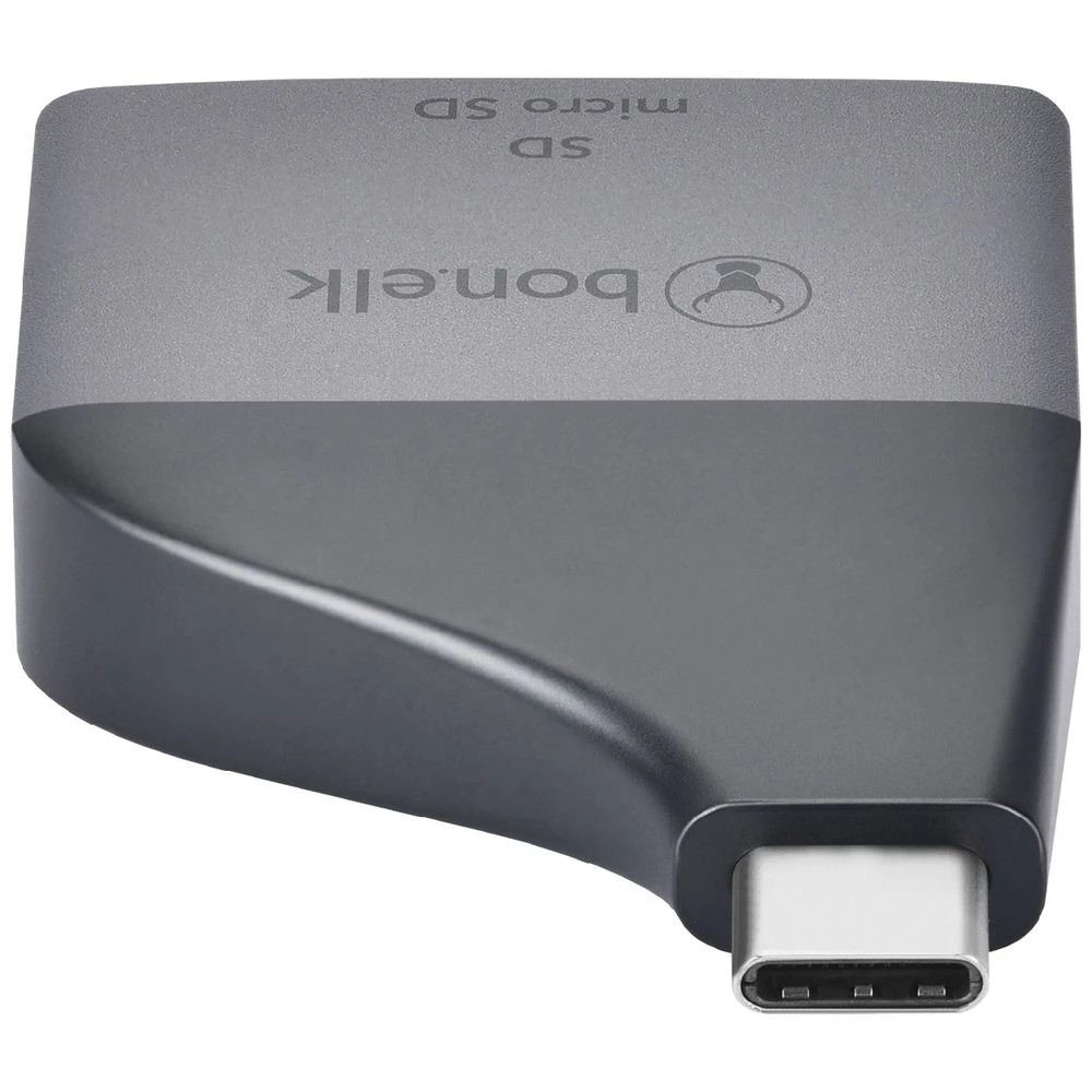 3 Bonelk USB-C to microSD/SD Card Adapter Grey, 3 of 6