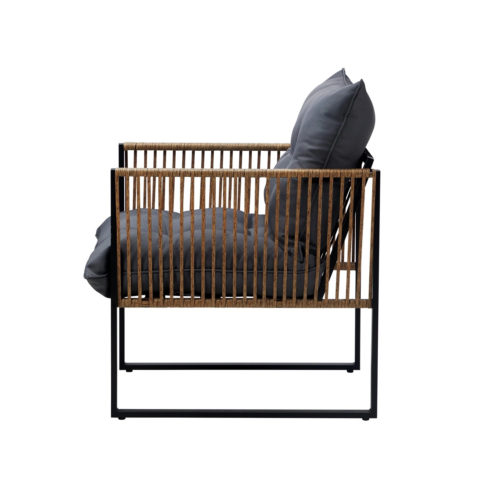 7 Livsip 2pcs Outdoor Furniture Chairs Garden Patio Garden Lounge Set Pe Wicker
 - Multi, 7 of 10