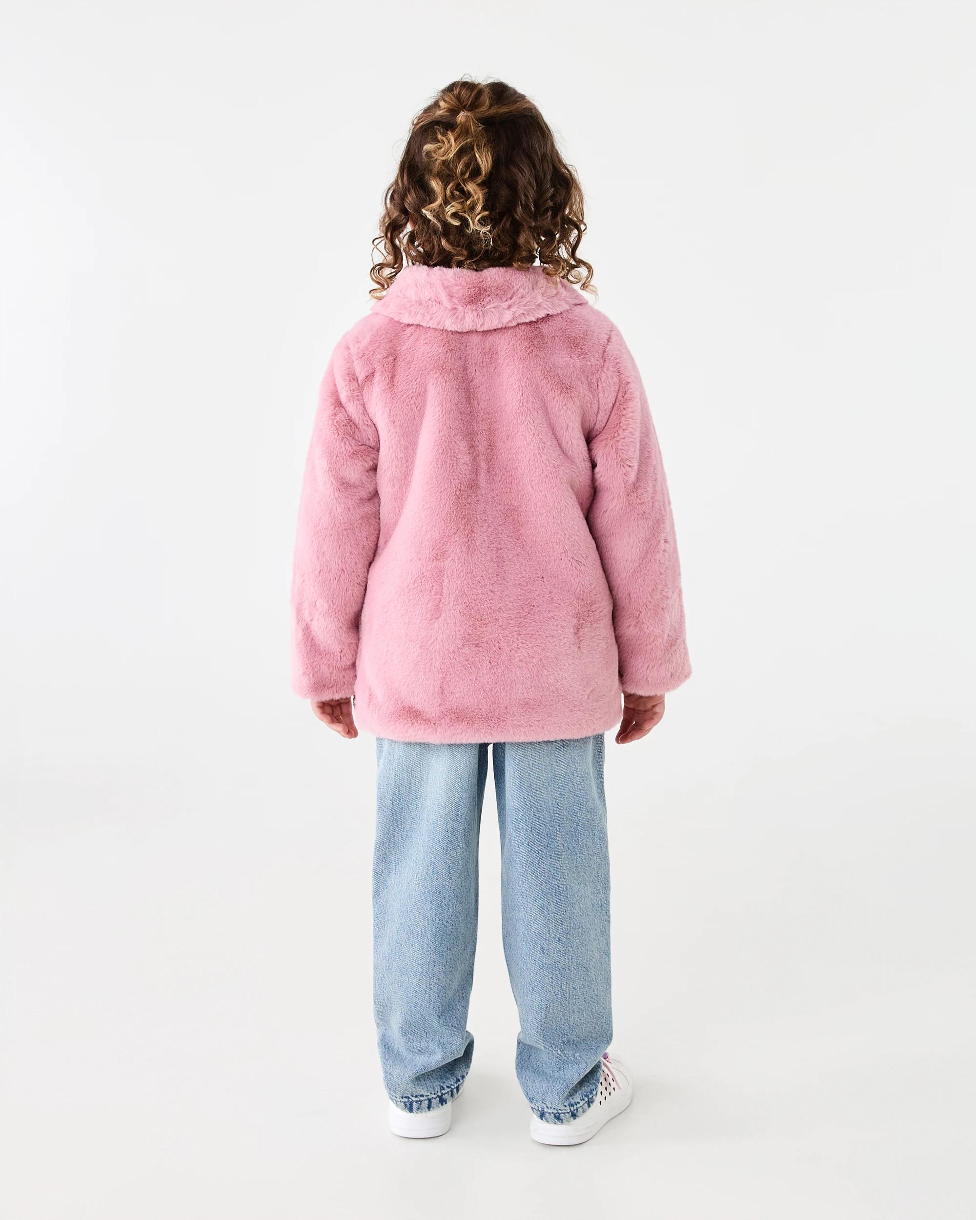 8 Faux Fur Jacket Fox Pink, 8 of 8