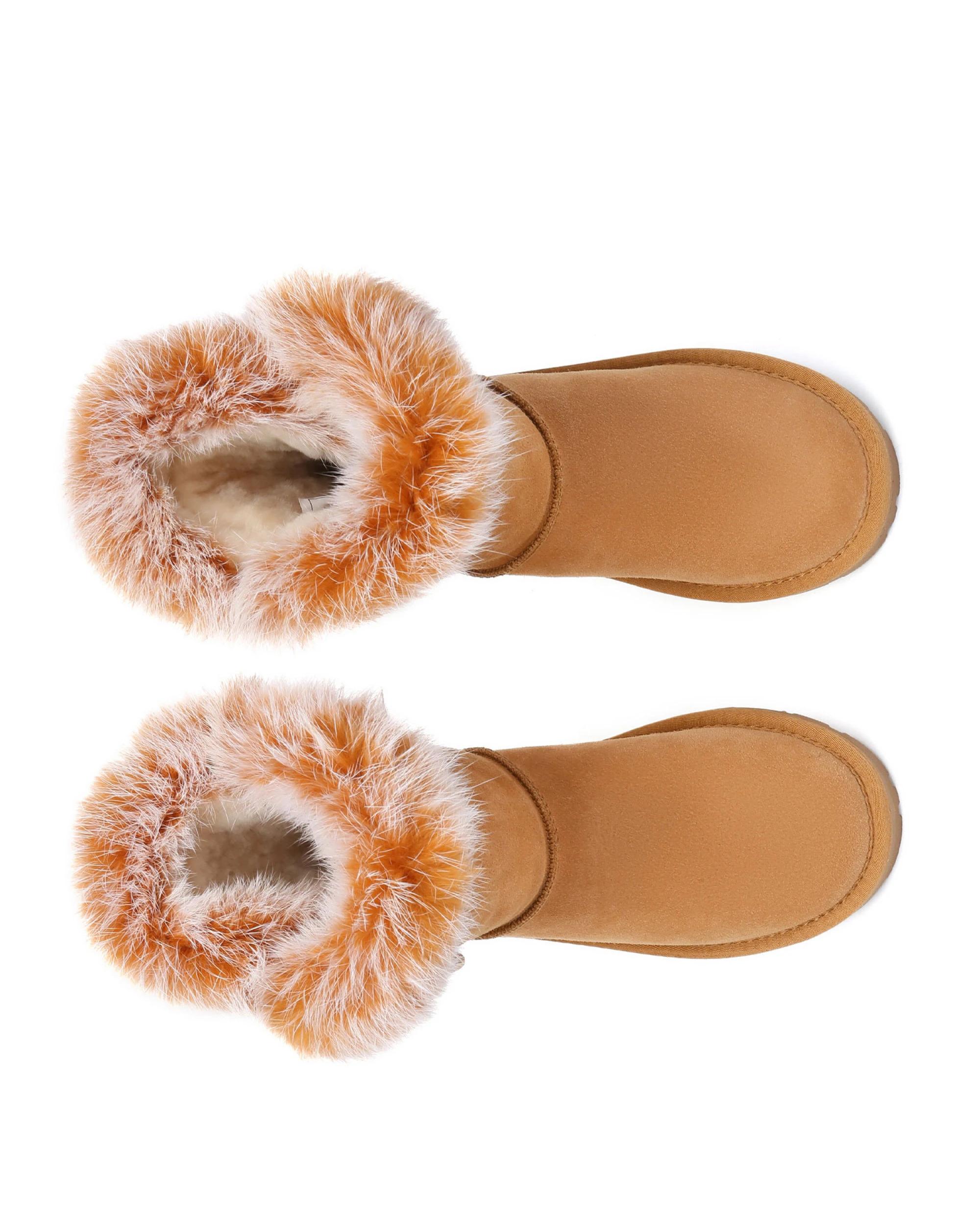 5 Everau Womens Donna Boots CHESTNUT, 5 of 5