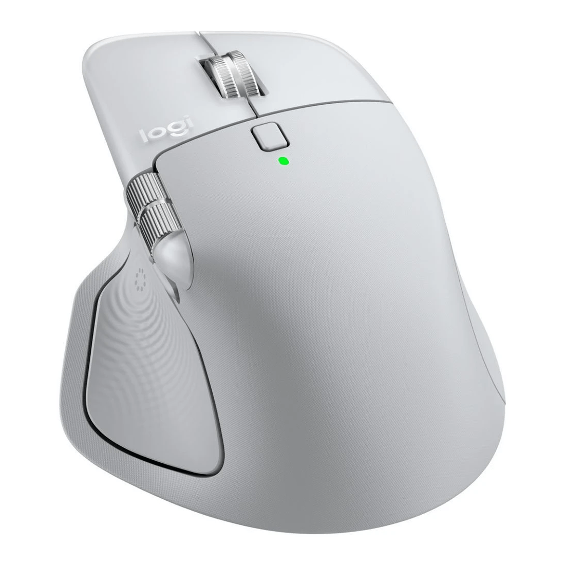 2 Logitech MX Master 4 Wireless Mouse Mac White Silver, 2 of 7