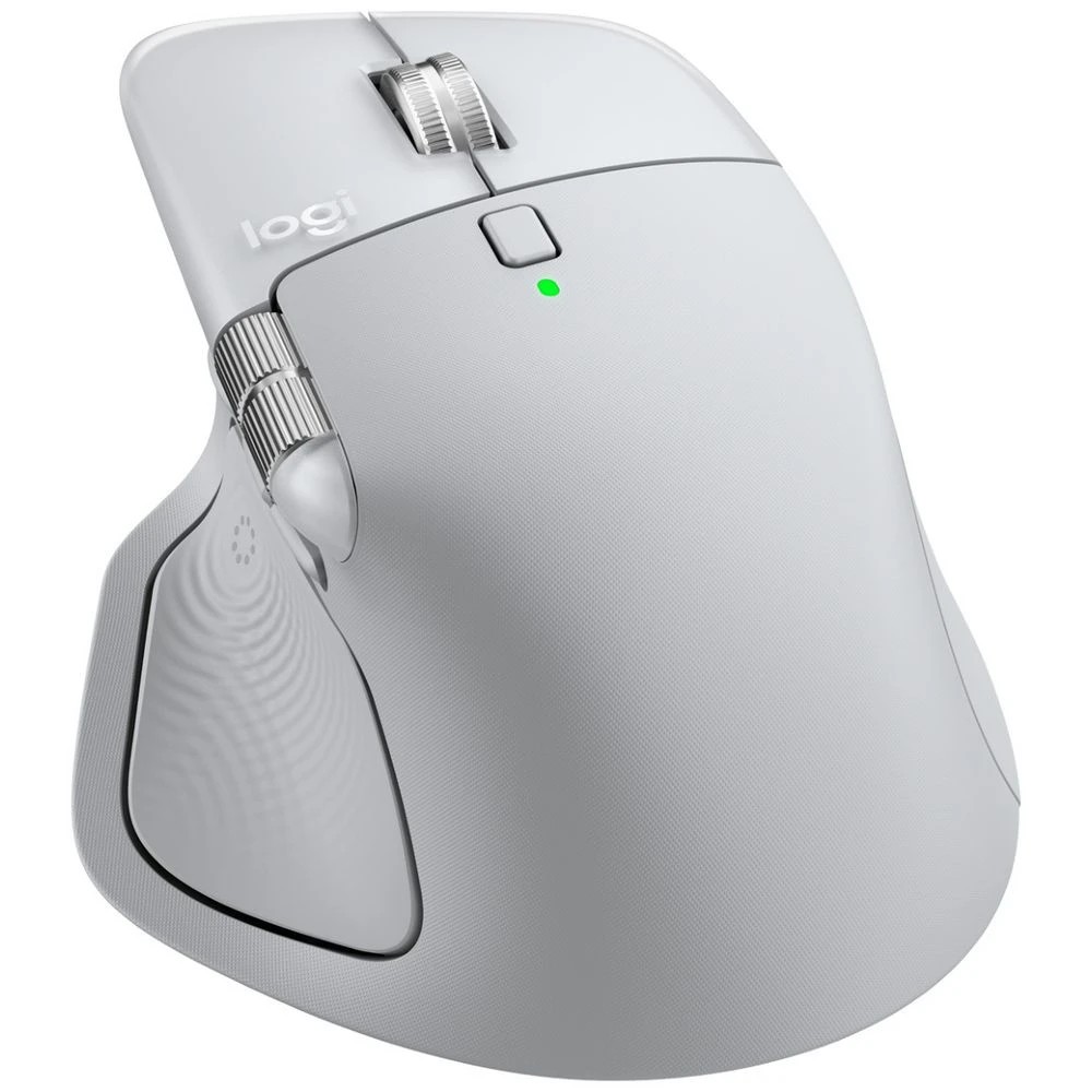 2 Logitech MX Master 4 Wireless Mouse Mac White Silver, 2 of 7