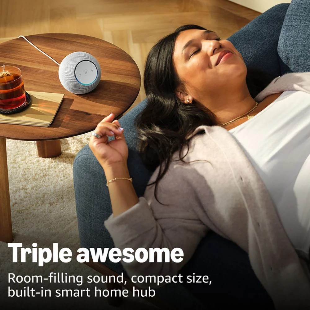 6 Amazon Echo Dot Max Graphite, 6 of 9