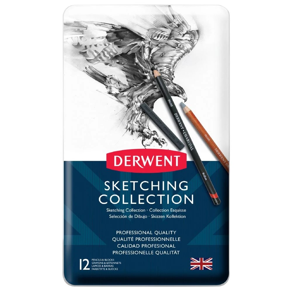 2 Derwent Sketching Collection Pencil Set 12 Pack, 2 of 3