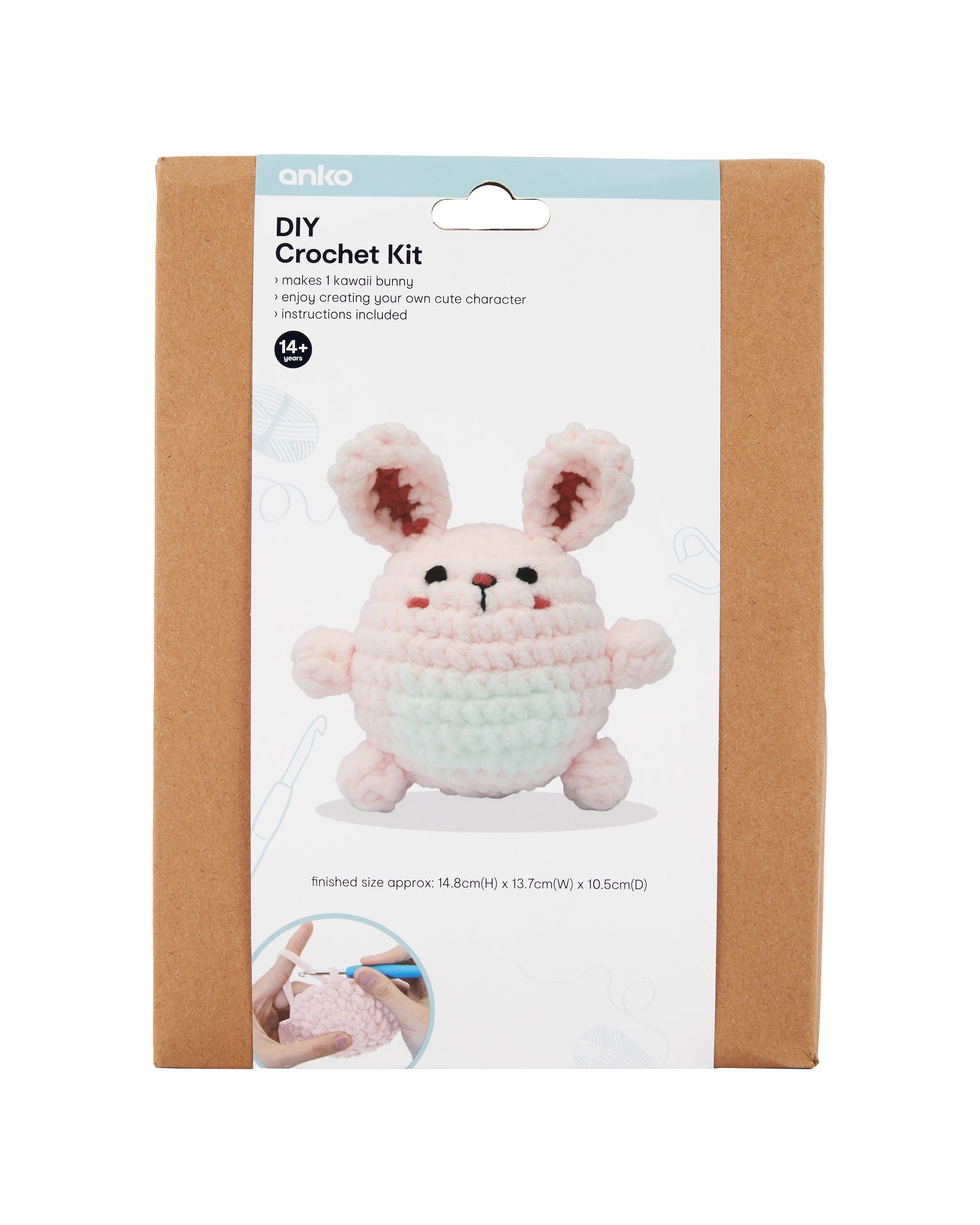 1 DIY Crochet Kit - Kawaii Bunny, 1 of 3