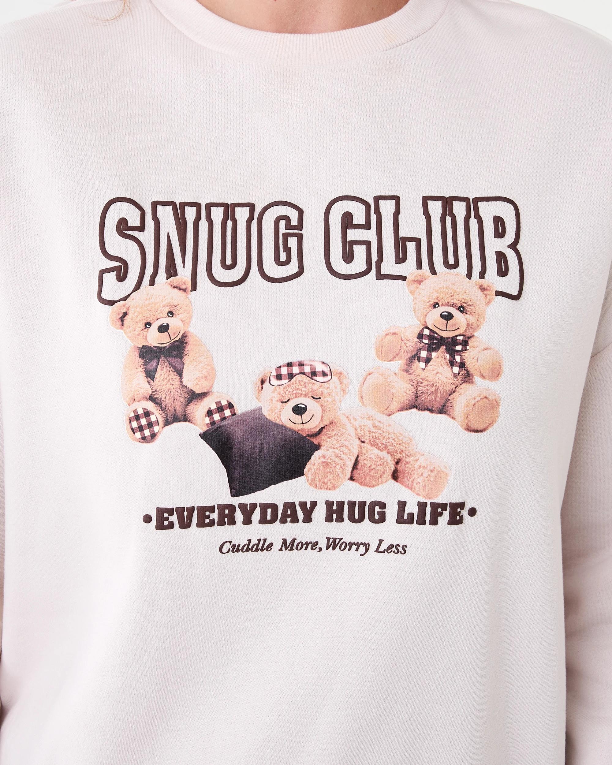 6 Sweat Top and Flannel Pants Pyjama Set Snug Club, 6 of 10