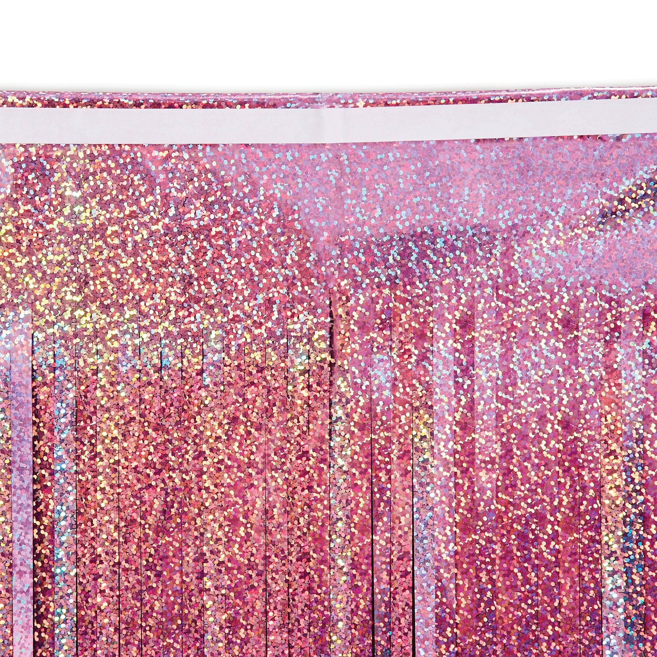 4 Iridescent Pink Foil Backdrop, 4 of 5