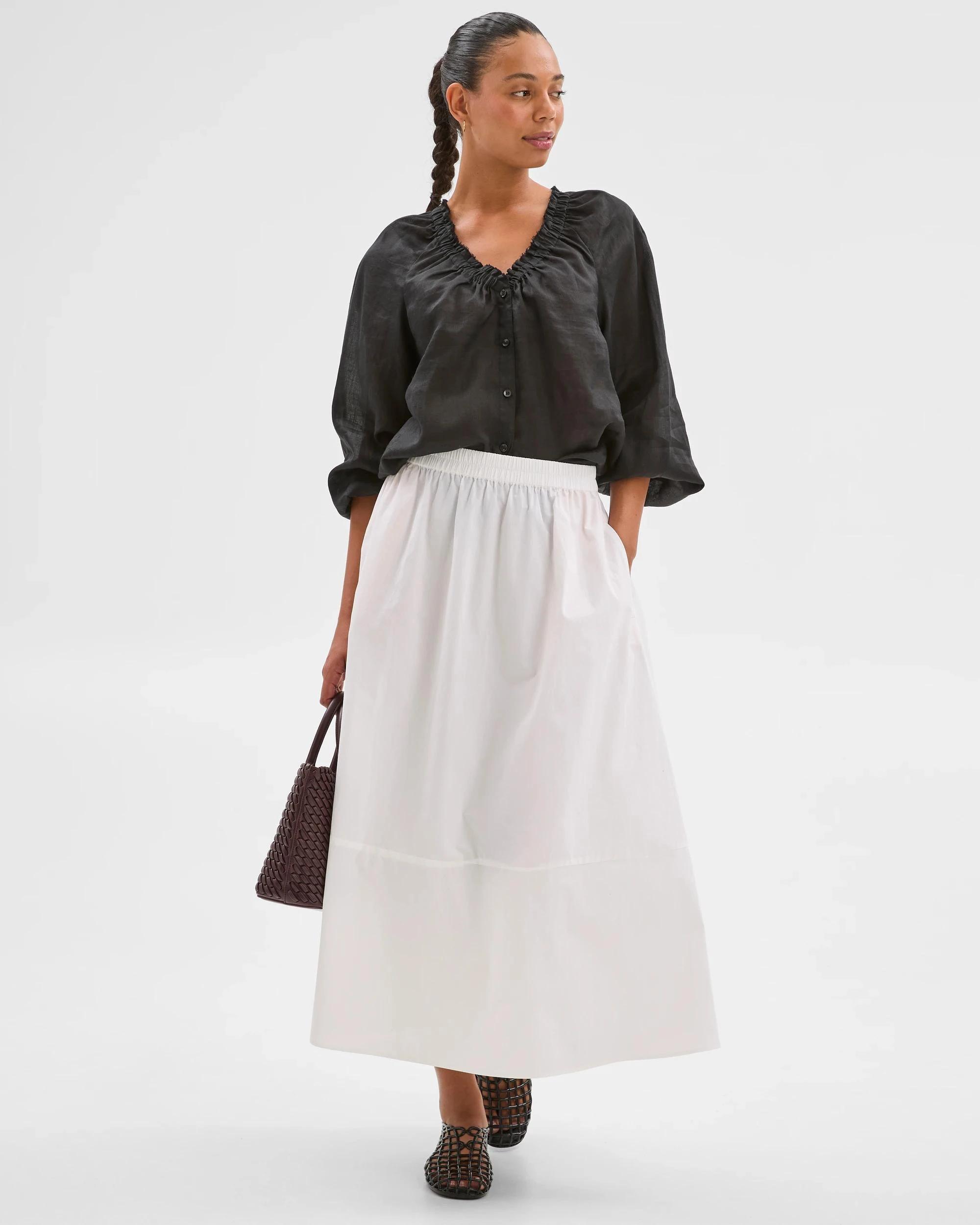 2 Target Peasant Blouse BLACK, 2 of 5