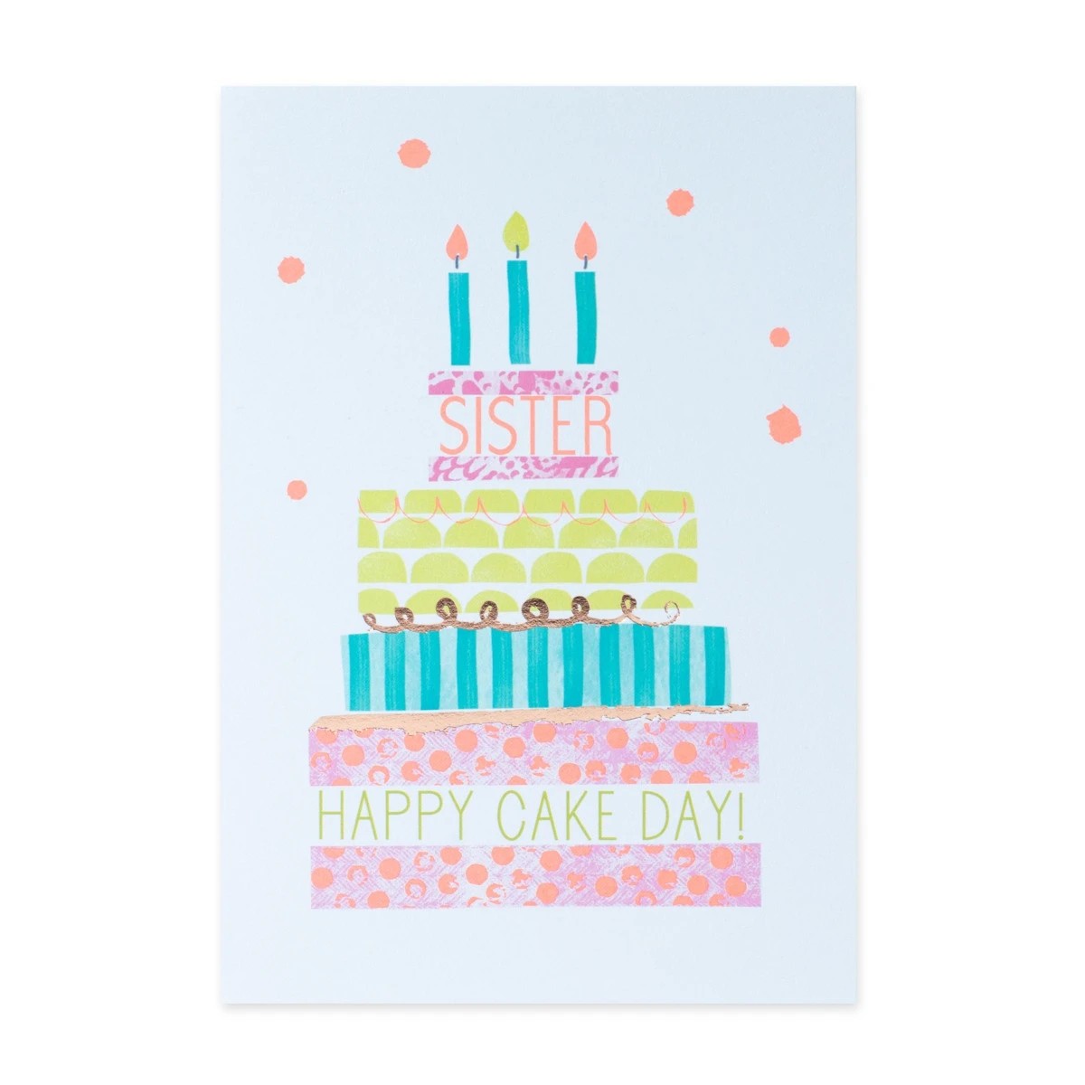 3 Connection from Hallmark Birthday Card for Sister - Cake Day, 3 of 3