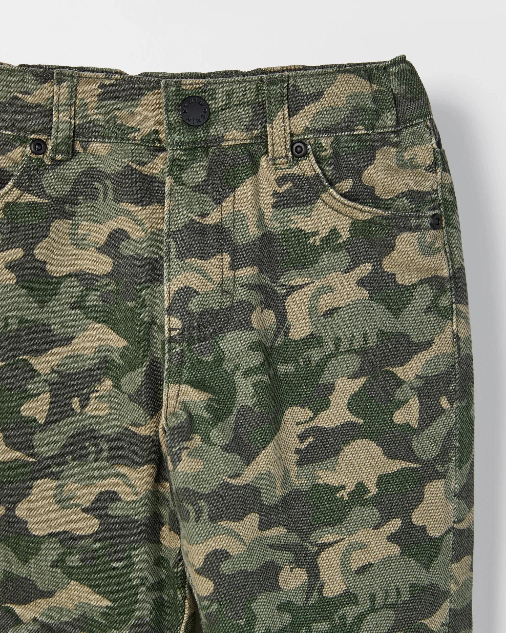7 Target Denim Straight Leg Denim Jeans CAMO, 7 of 7