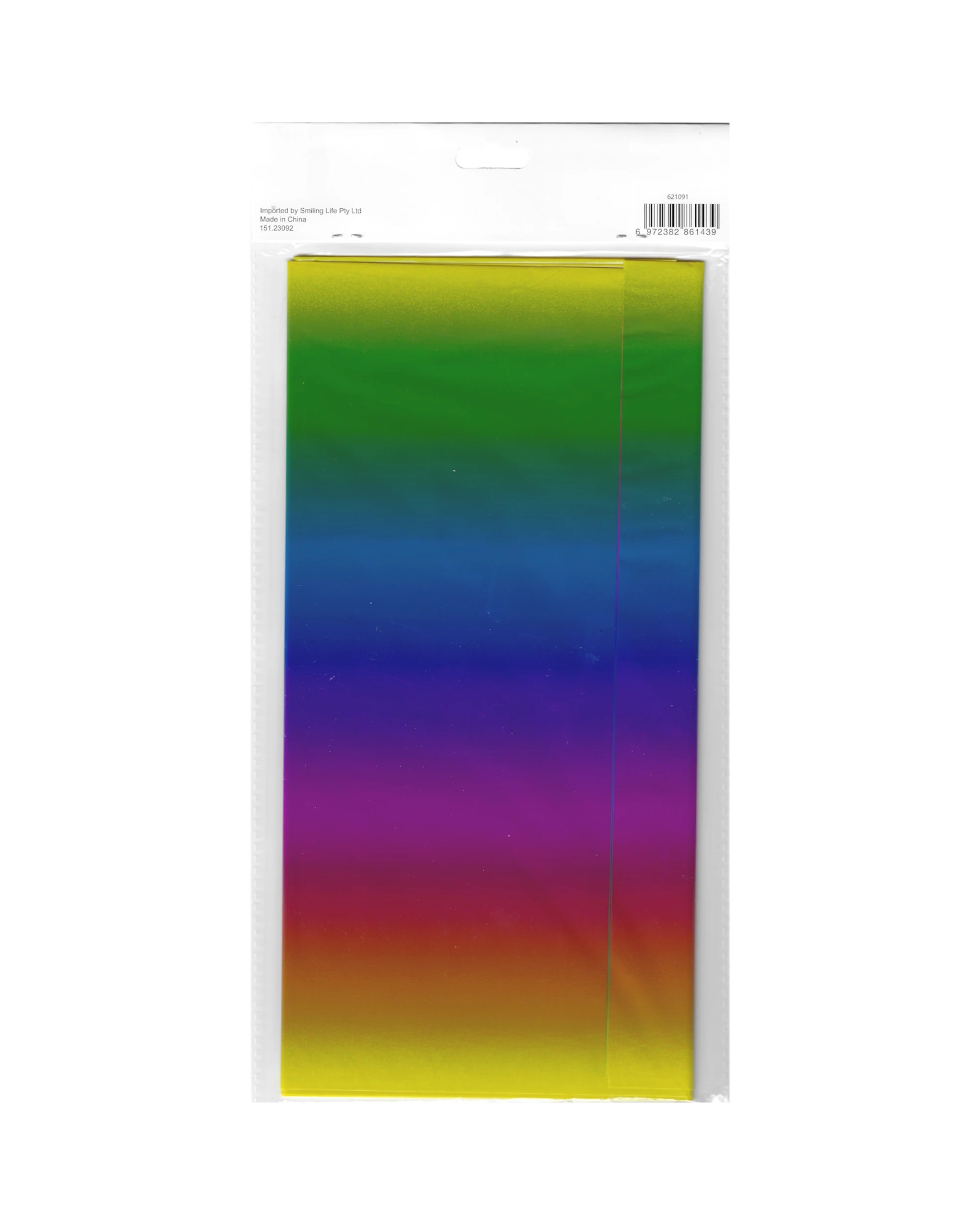 4 Partyrama Bright Plastic Rainbow Tablecloth - Multi, 4 of 4