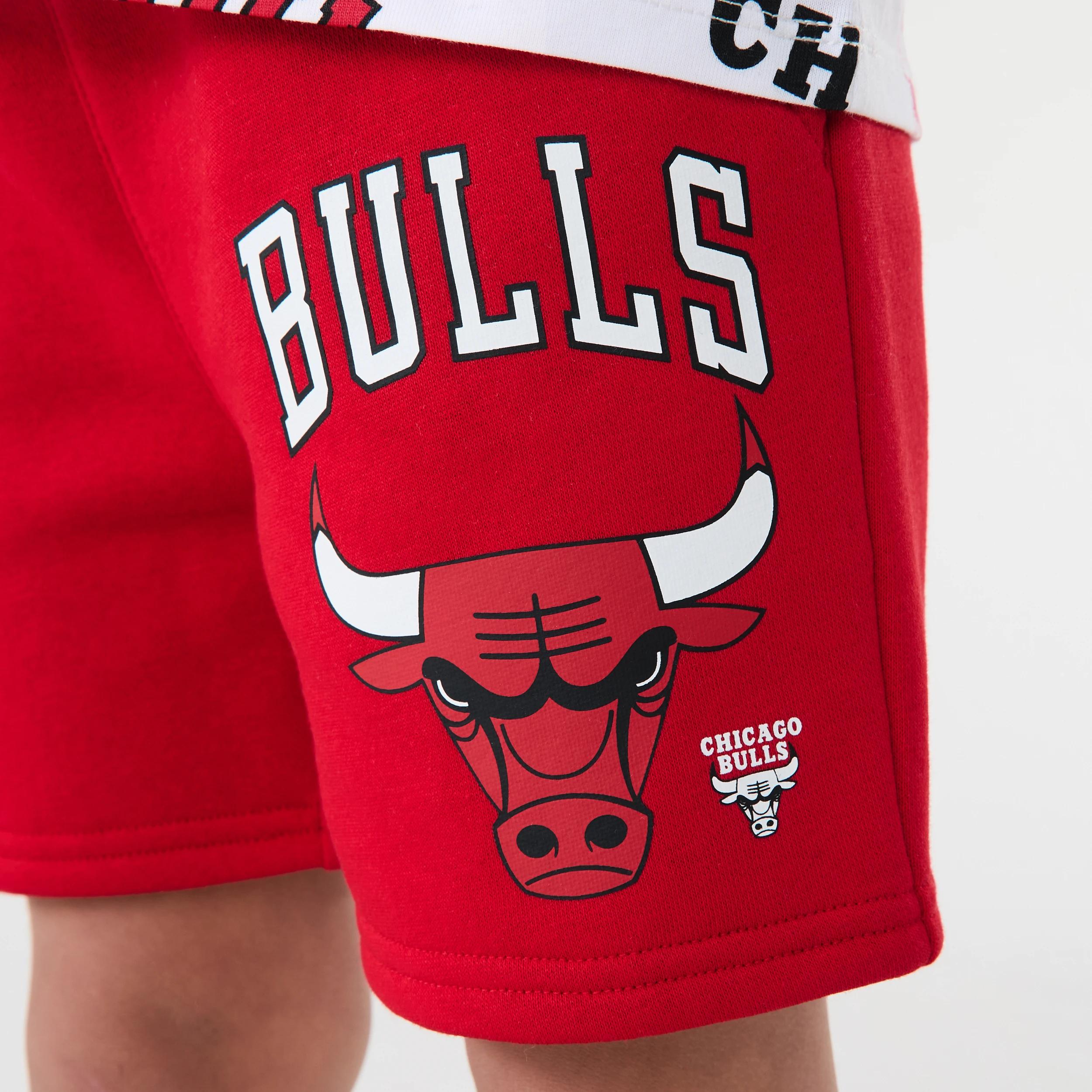 6 Official NBA Kids Mini Shorts RED BULLS, 6 of 8