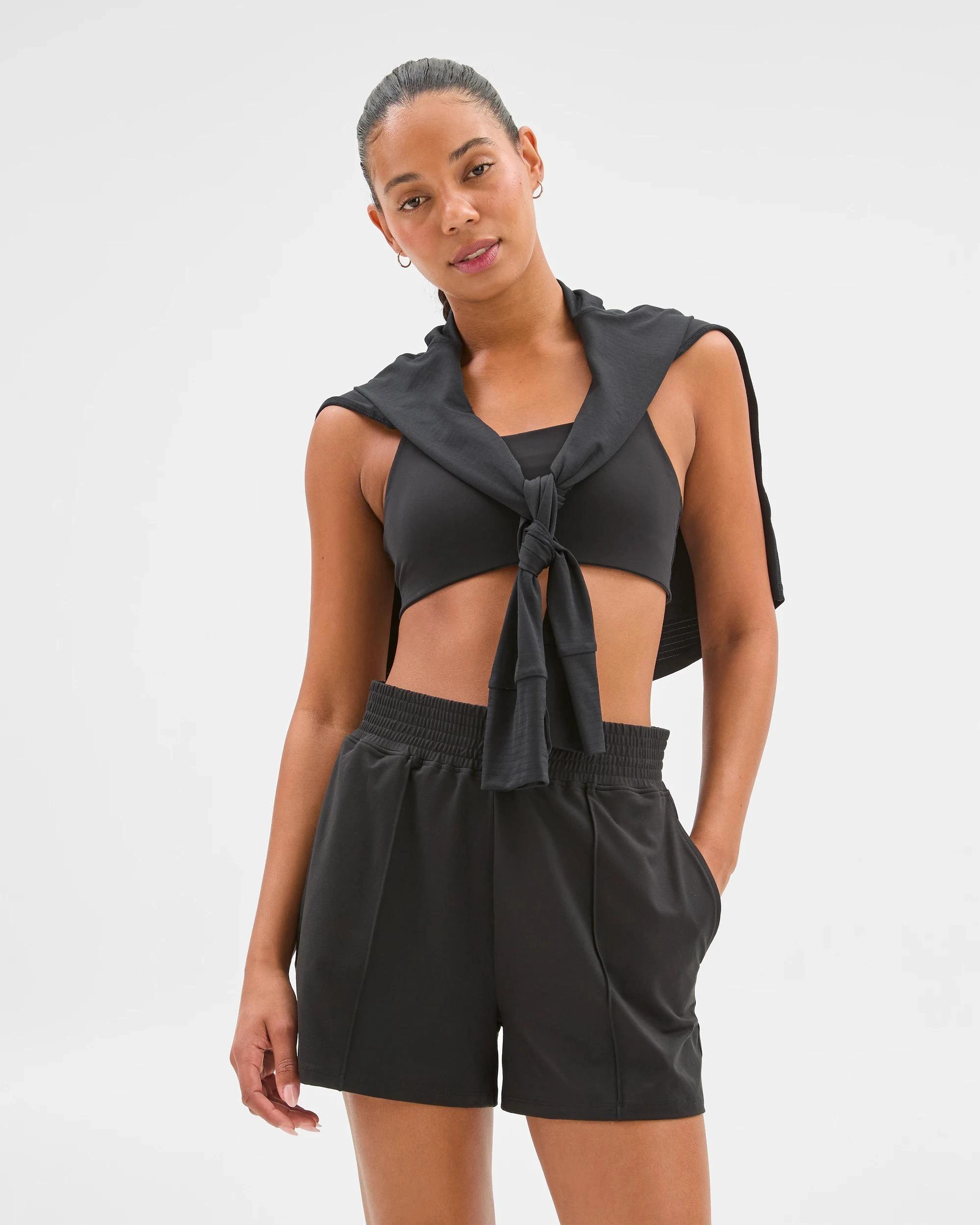 2 Target Active Studio Luxe Relaxed Shorts BLACK, 2 of 6