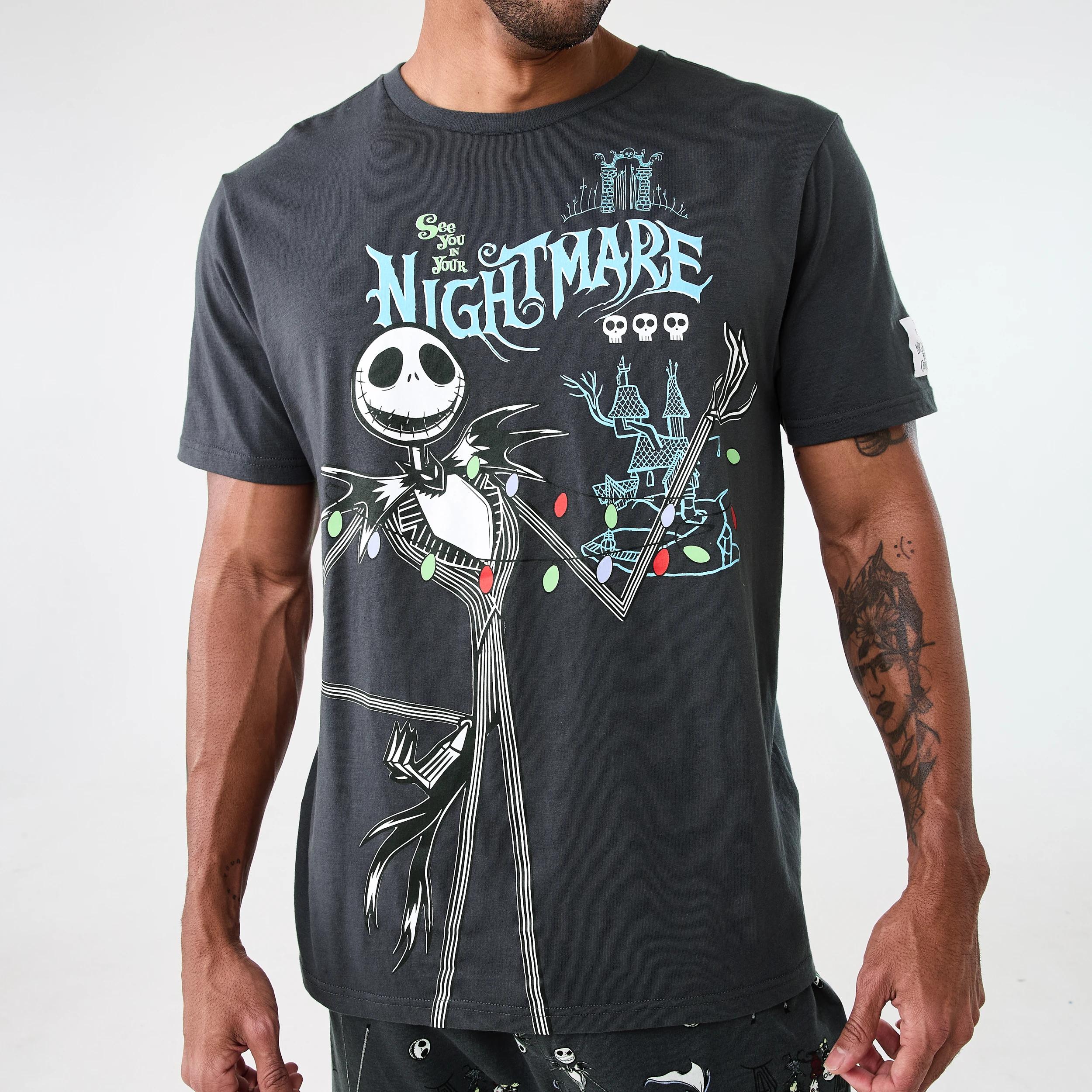 5 The Nightmare Before Christmas Halloween Short Sleeve Top and Knit Shorts License Family Matching Pyjama Set NIGHT BEFORE XMAS, 5 of 9
