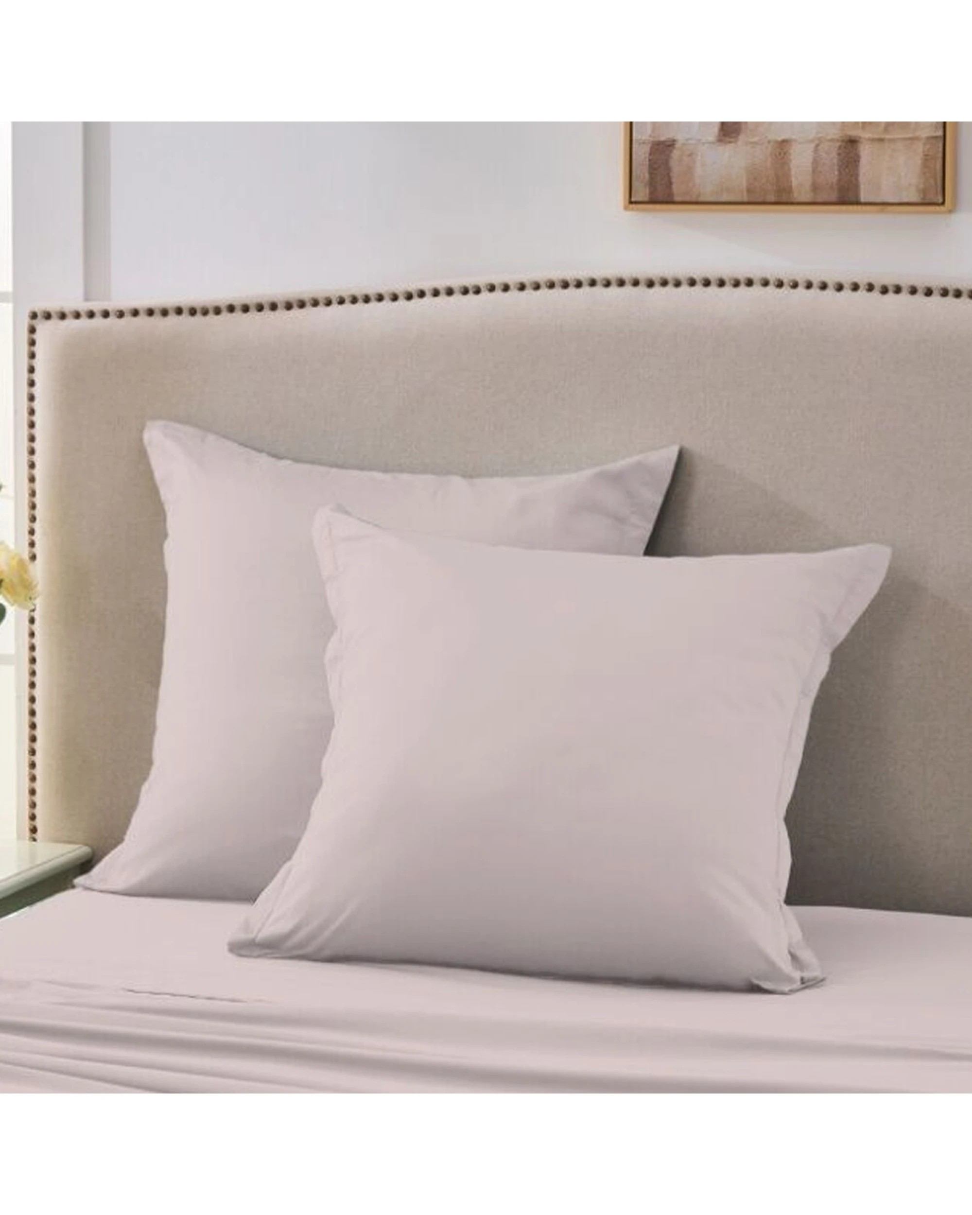 1 Grosvenor House Egyptian Cotton Tailored European Pillowcase 2PK 500TC - Pink, 1 of 1
