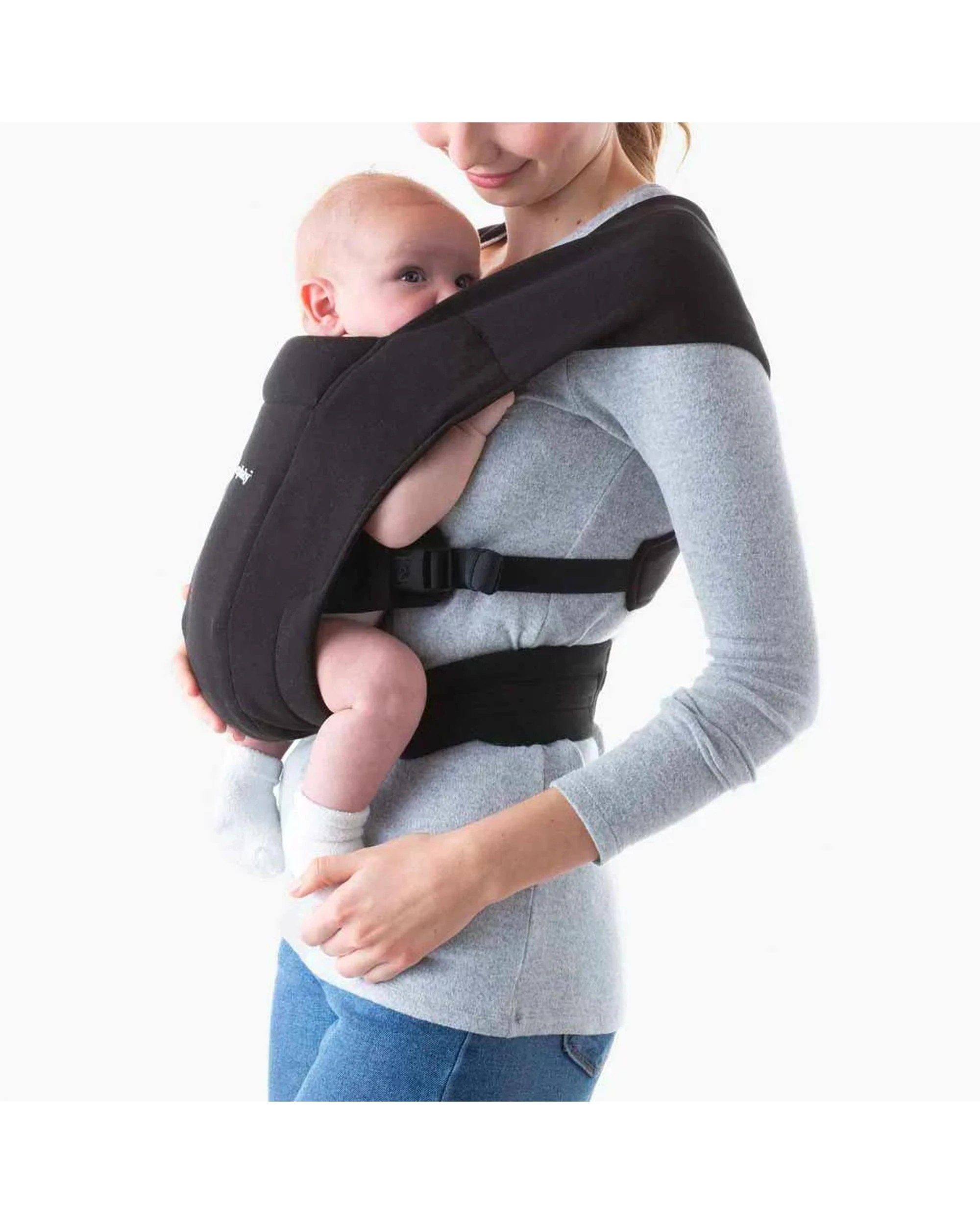 2 Ergobaby Embrace Cozy Newborn Baby Carrier  Pure Black, 2 of 3