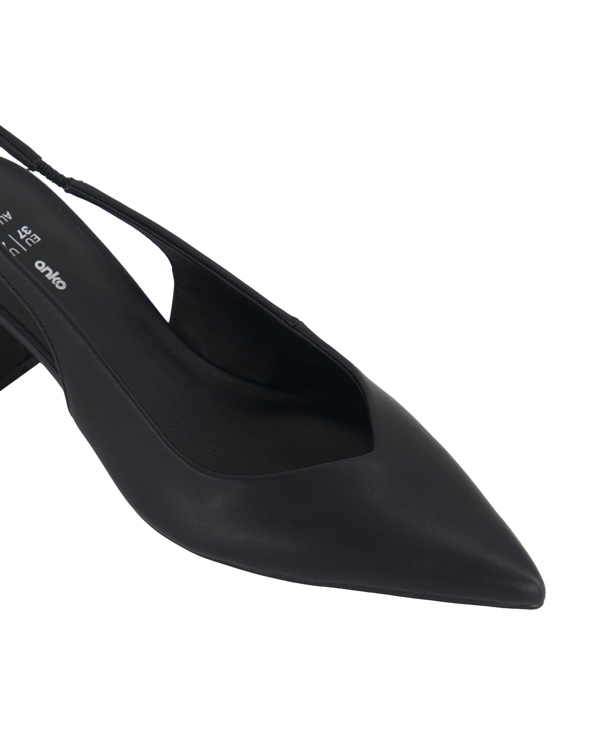 5 Slingback Block Heels Black, 5 of 5