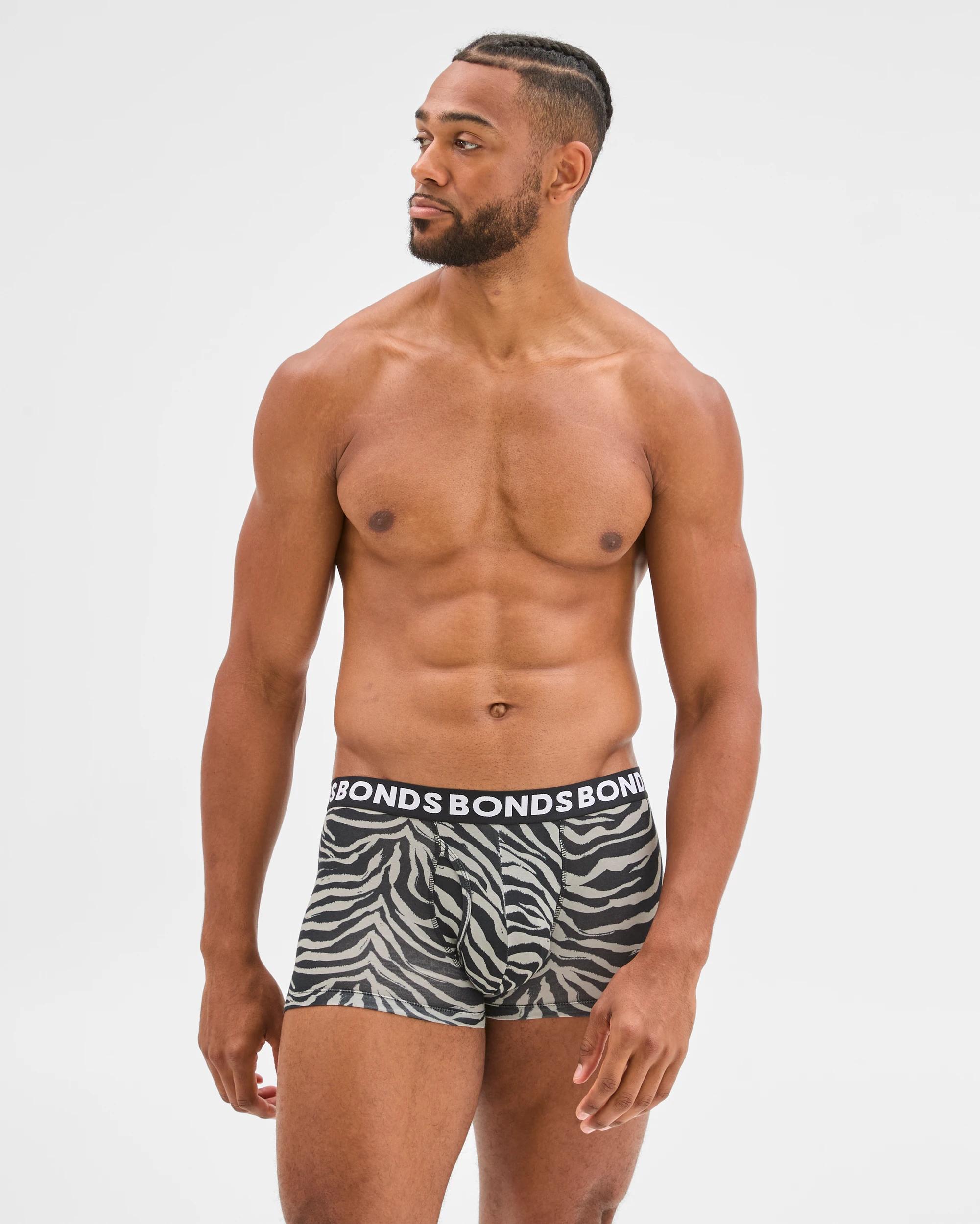 2 Bonds 3 Pack Everyday Trunks ZEBRA/BLACK/NAVY BLUE, 2 of 4