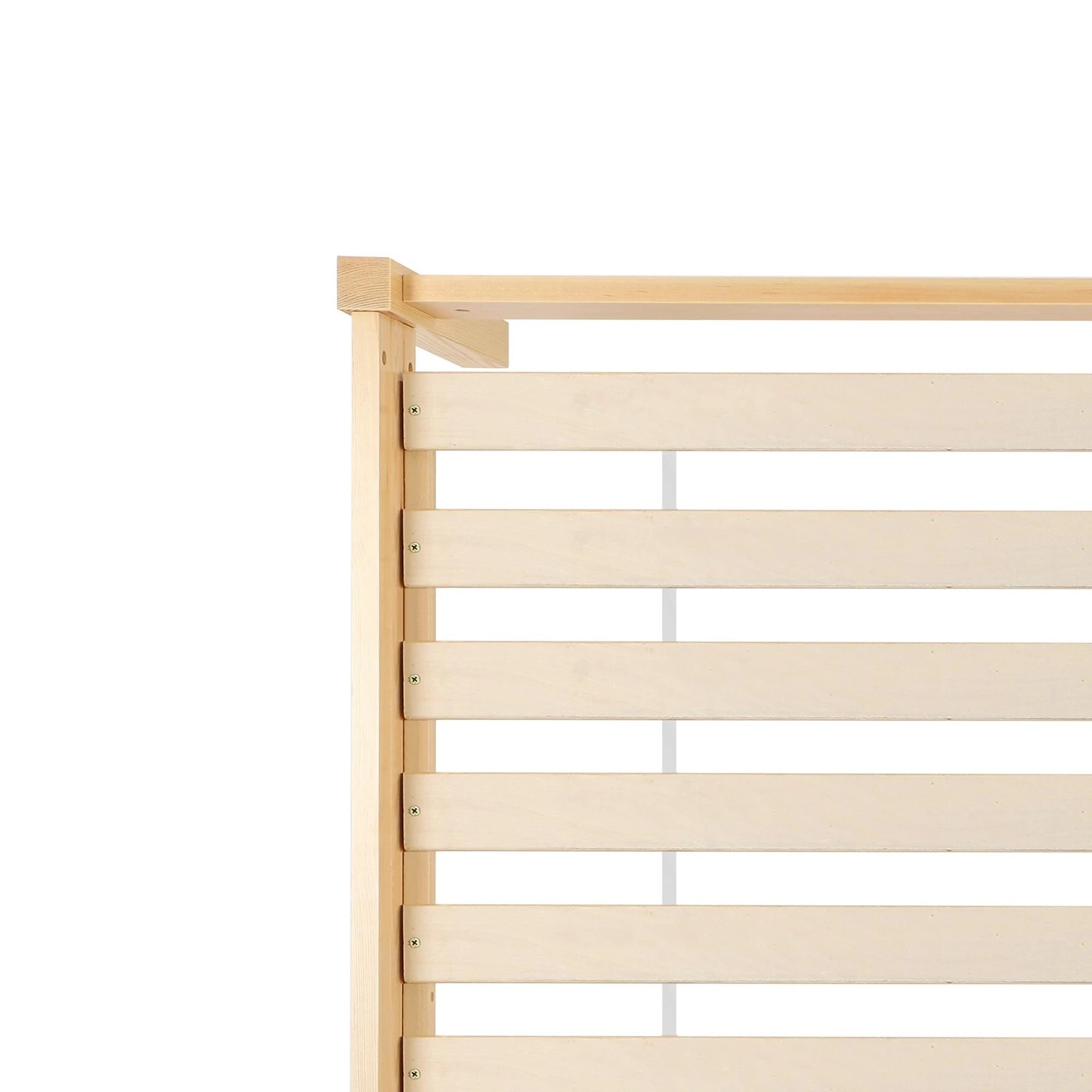9 Alfordson Bed Frame Wooden Timber Single Size Mattress Base Platform Fenella - Natural, 9 of 10
