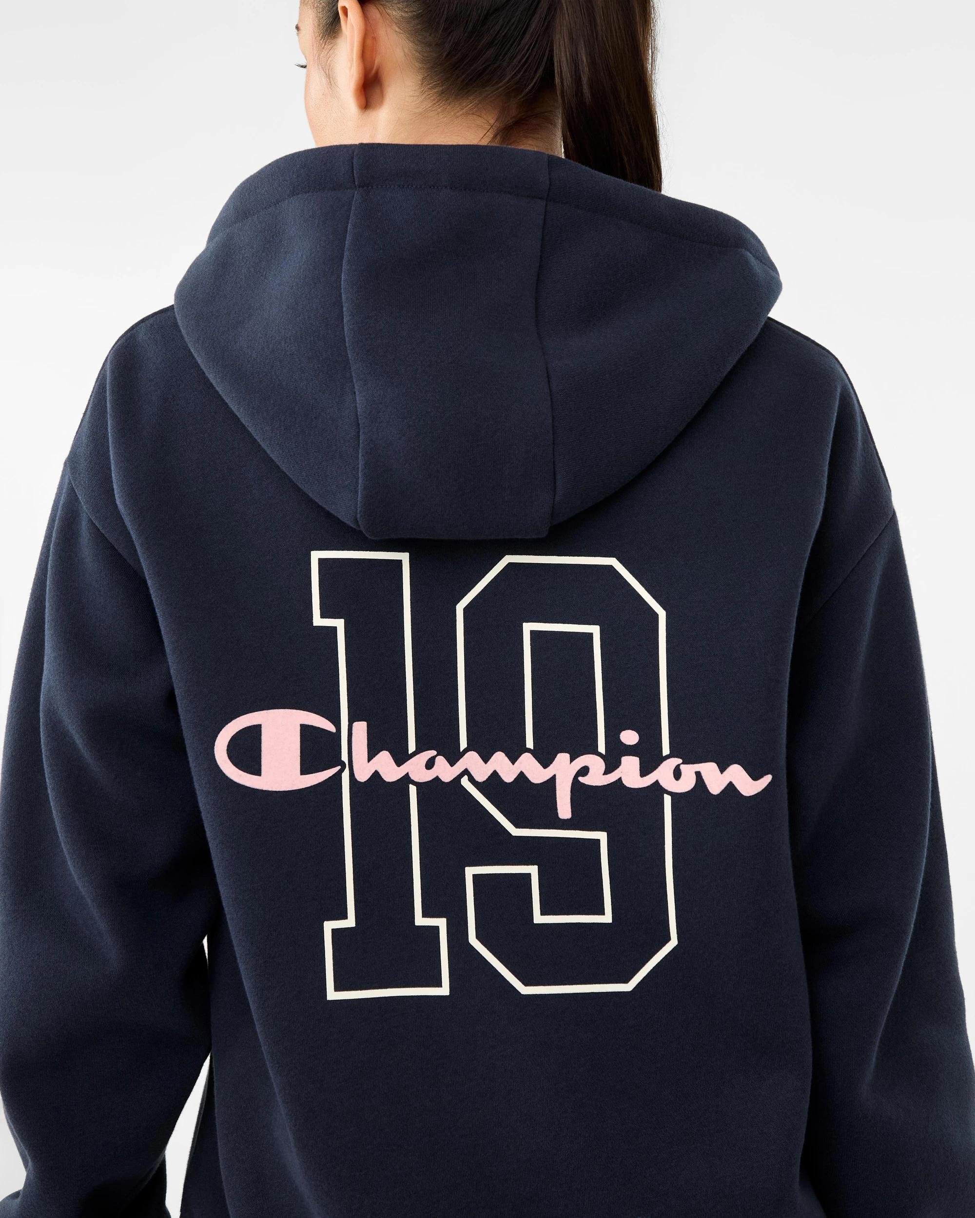 9 Champion Script Adult Varsity Zip Through Jacket Navy, 9 of 9